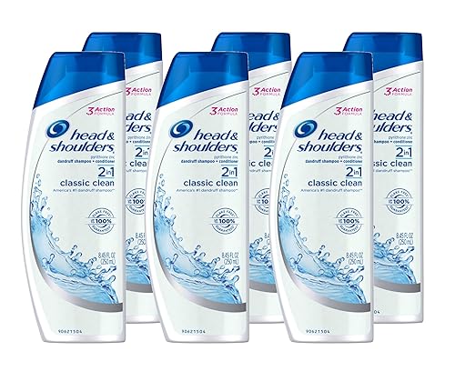 Champú y acondicionador anti caspa 2 en 1 Classic Clean de Head & Shoulders, 2-en-1 champú y acondicionador anticaspa limpieza clásica