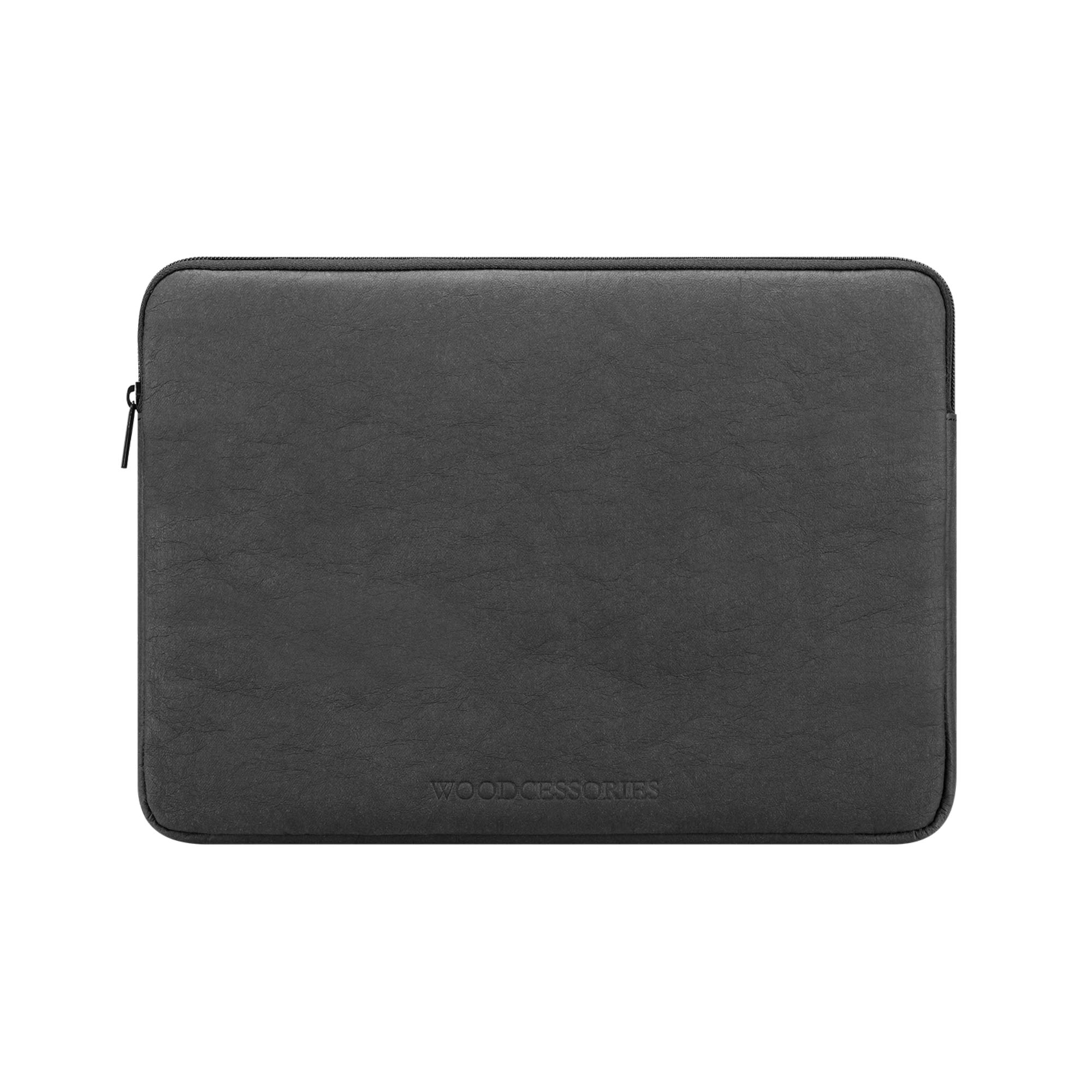 WoodcessoriesEco-Friendly Laptop Bag Compatible with MacBook 11 - 14 inch Sleeve Black - Made from Paper