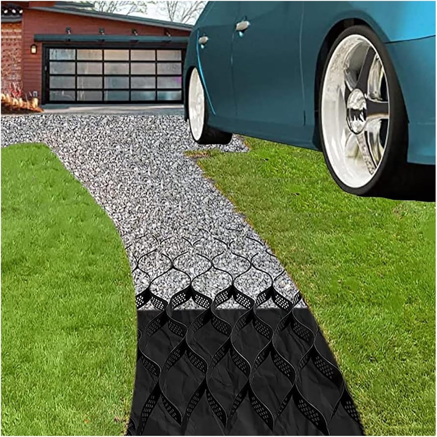 FLOAPA Geo Grid for Retaining Walls 1800 Lbs Per Sq Ft