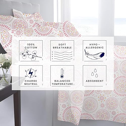 Miniatura 5 de Kotton Culture Sábanas de 4 piezas 100% algodón egipcio de 600 hilos, suave algodón fresco, sábanas de hotel de lujo gruesas con bolsillo profundo