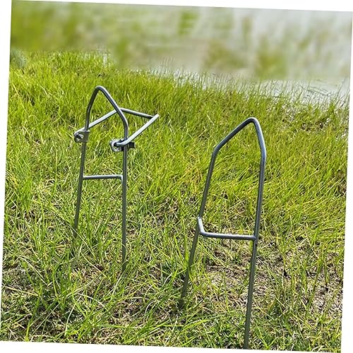 Miniatura 5 de BIUDECO 5 soportes profesionales para caña de pescar resistentes al desgaste para uso cómodo al aire libre, soportes de soporte duraderos para cañas