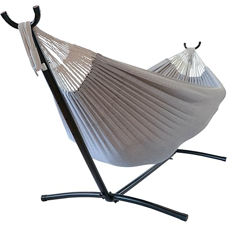 Amazon ハンモック 自立式 3way ポータブルハンモック 専用ケース付き 折り畳み 室内 屋外 アウトドア ハンモックチェア スタンド 一年保証 ホワイトベッド グレーチェア Purlove ハンモック