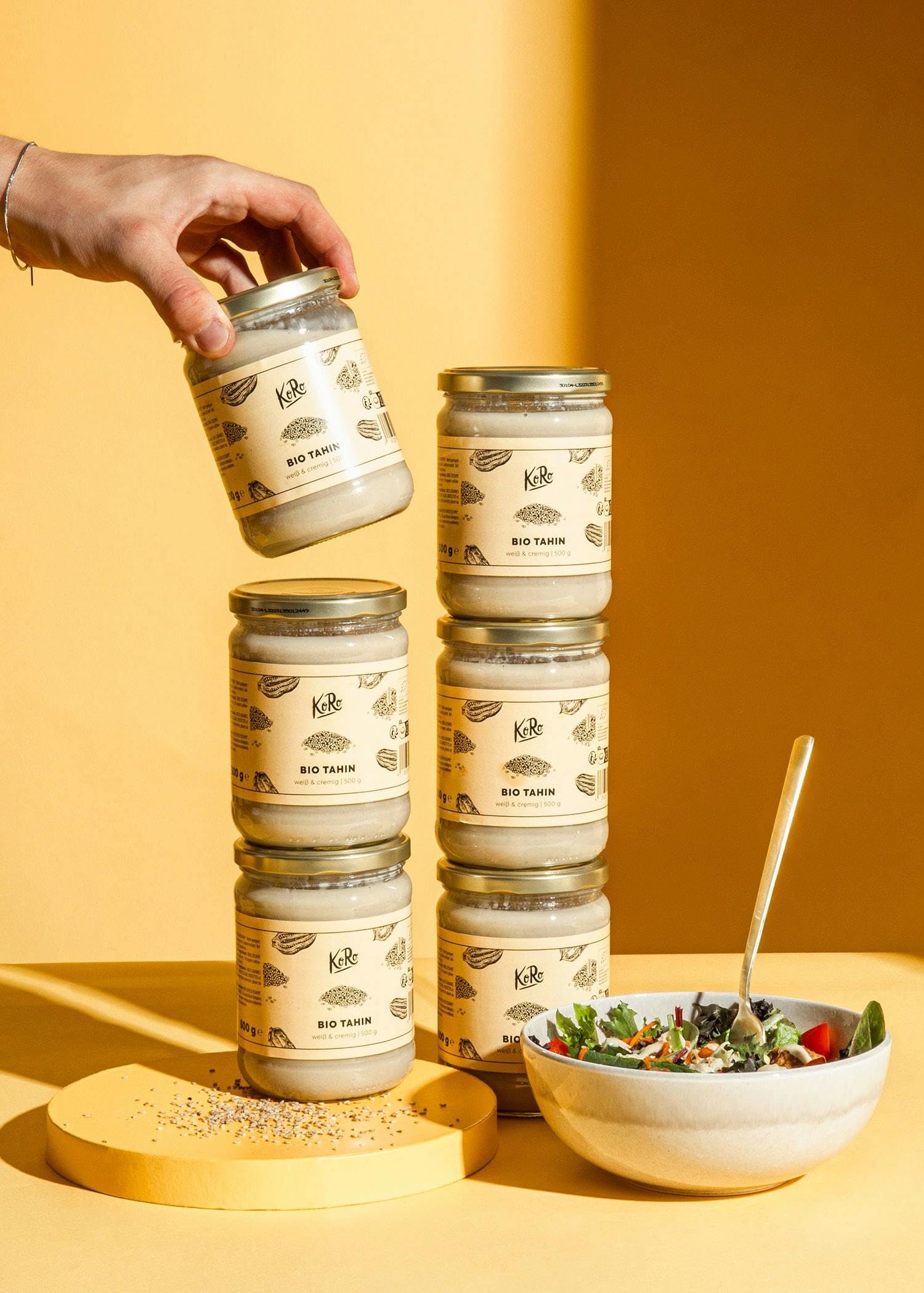KoRo - Weißes Bio Tahini 6 x 500 g