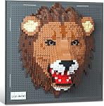 Shark Animal 3D Wall Art Micro Mini Building Blocks Set for Adults, Unique Home Wall Decor or Table Display, No Compatible with Lego, Ideal Birthday Christmas Toy Gift for Teens 14+ (2166 PCS)