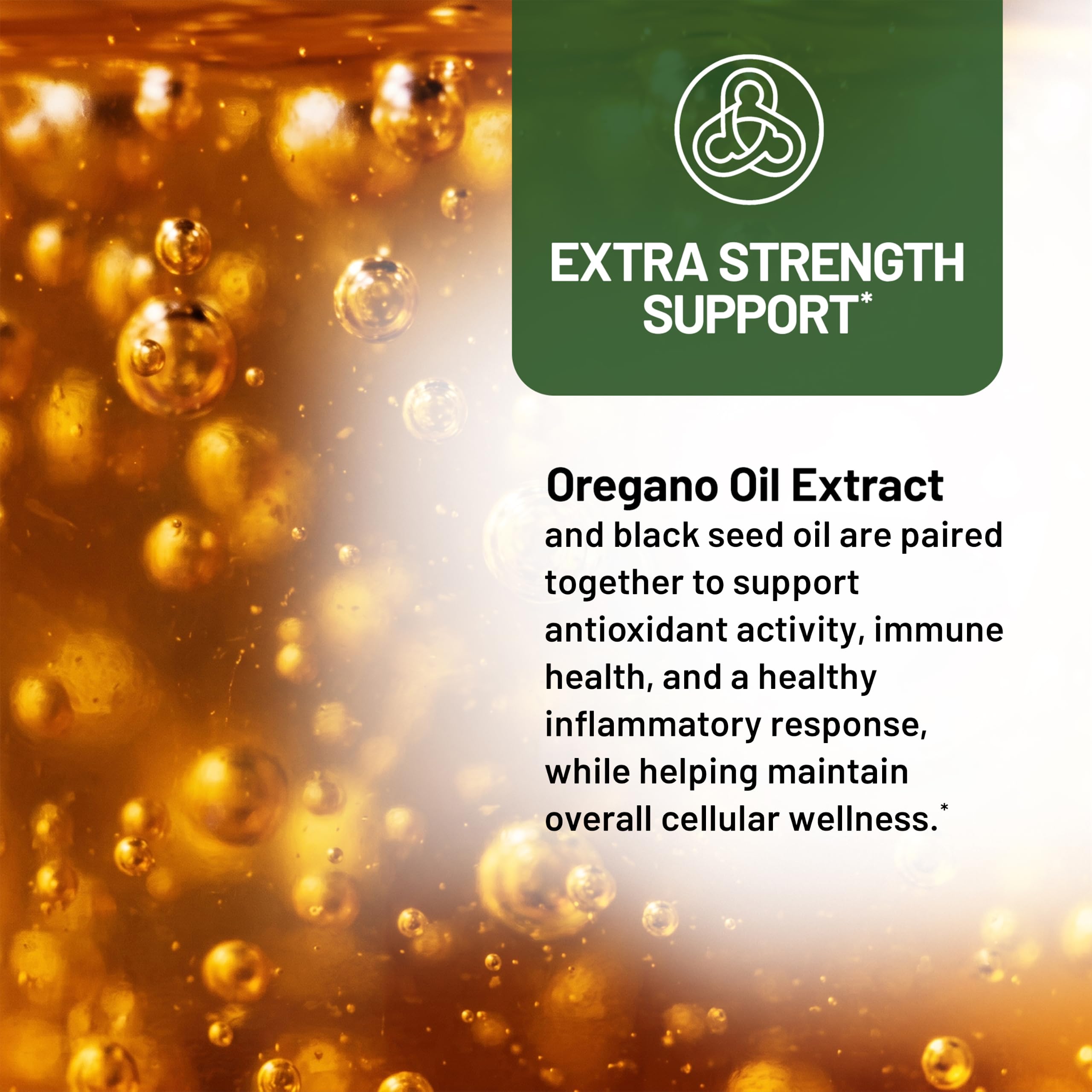 NatureWise Vegan Oil of Oregano with Black Seed Oil - 60% Carvacrol - High-Potency Thymoquinone - Immune & Seasonal Wellness Support - USA Manufactured - 150 Softgels[75-Day Supply] — Amazon image 4