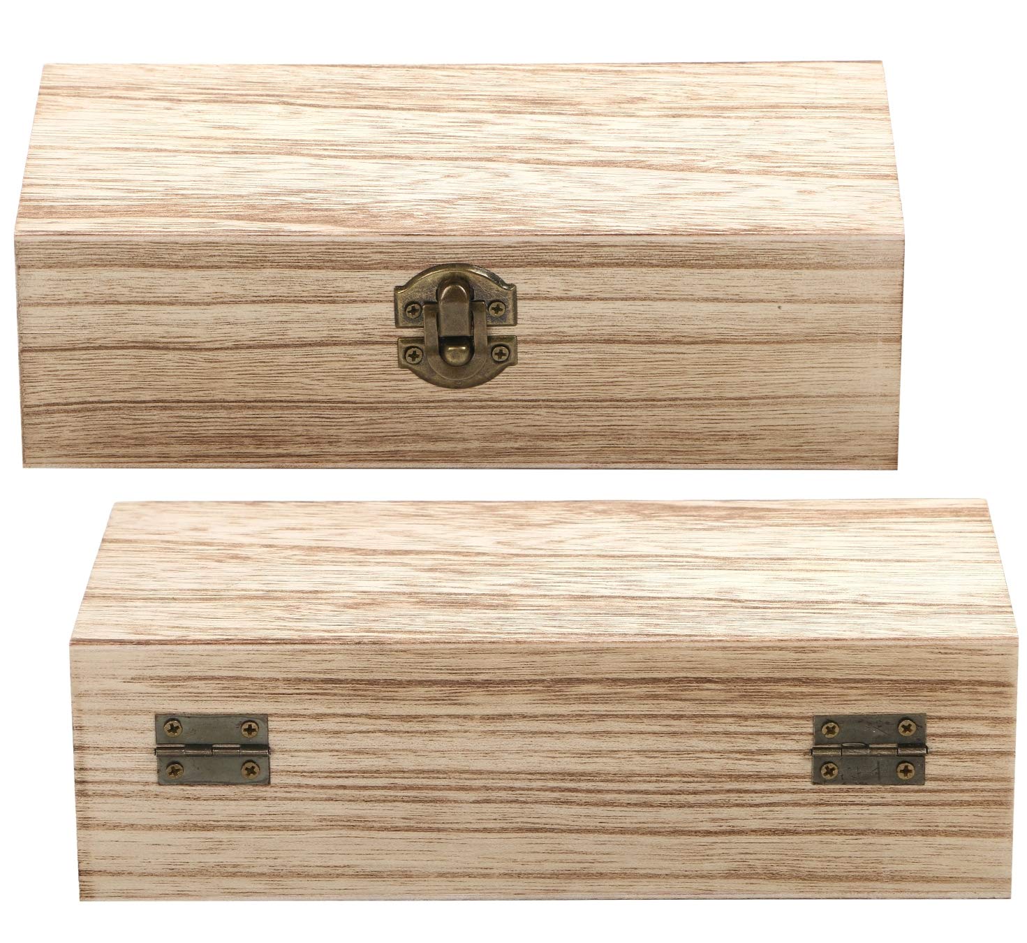 Amazon｜r_planning レトロ 焦がし加工 木箱 ボックス 小物入れ