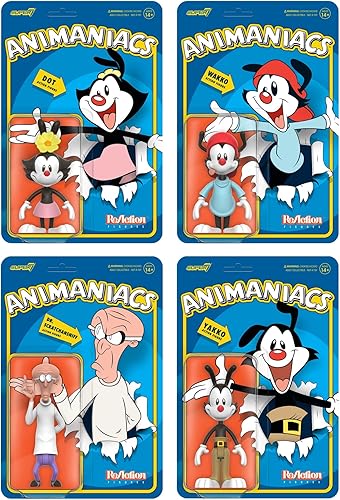 Miniatura 6 de Super7 Animaniacs Dot Warner - Figura de acción de Animaniacs de 3.75 pulgadas para programas de televisión clásicos coleccionables y juguetes retro