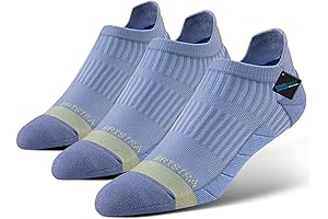 BRISIRA Coolmax Bamboo Viscose Women Compression Running Ankle Socks - Stay Cool...