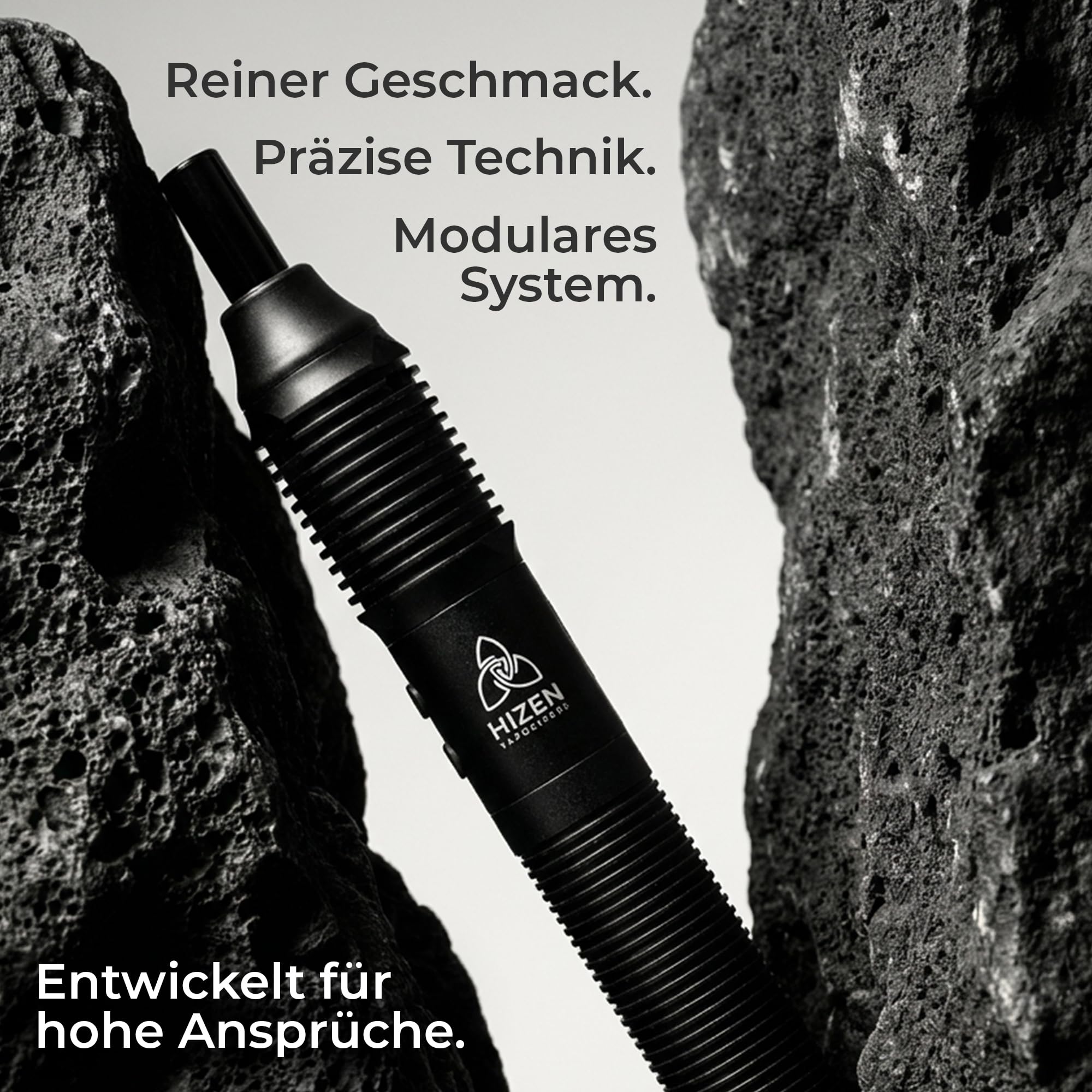 HIZEN Stilus Pro Max Vaporizer für Kräuter, Konvektion Kräuterverdampfer, XXL Heizkammer, austauschbarer Akku, USB-C