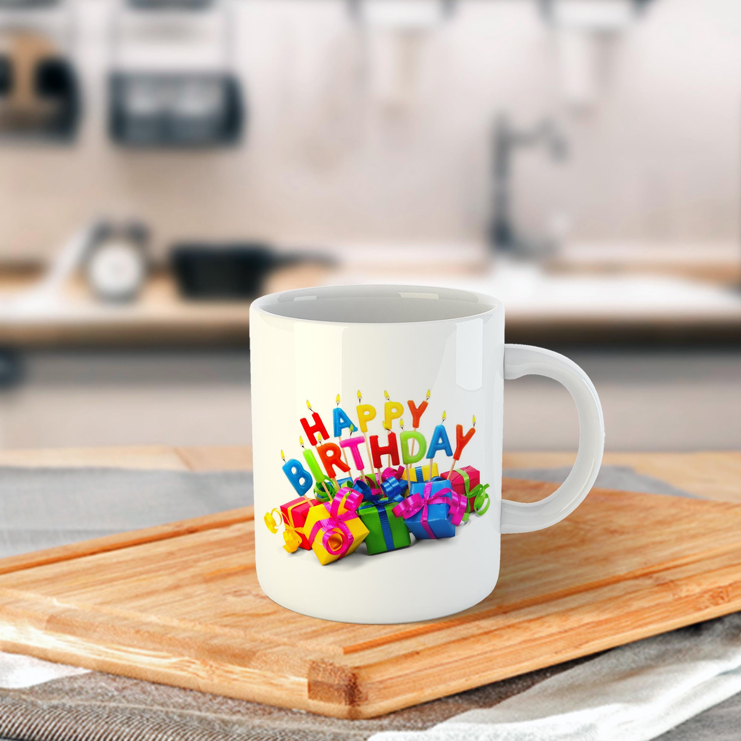 Gen7 Happy Birthday Gift | Graphical Coffee Mug | 350ml Ceramic | Printed Coffee Mug 2