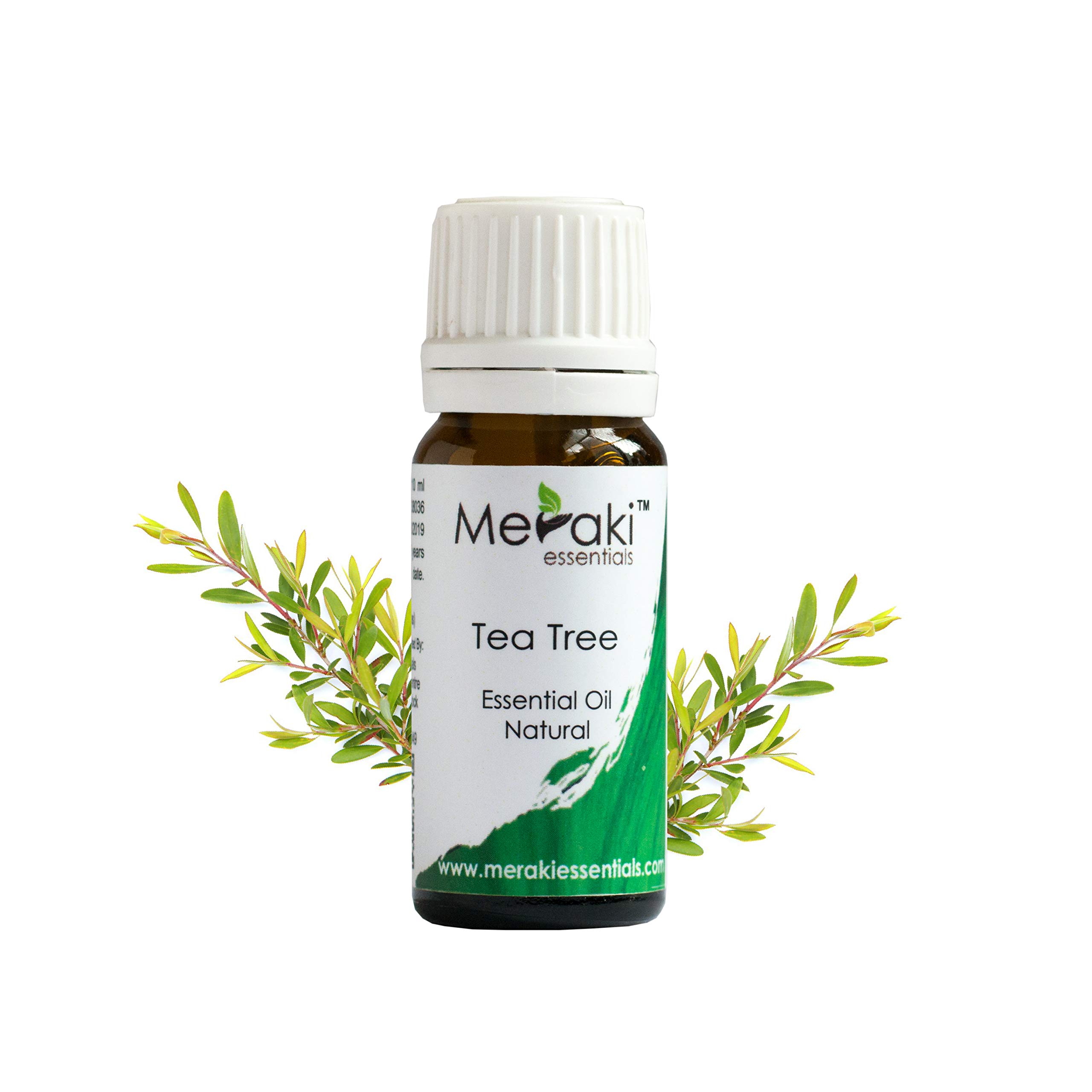 Meraki Essentials 100% Pure &|Natural|Tea Tree Essential Oil 10 ml| For Healthy Hair| Skin| - Pack of 1