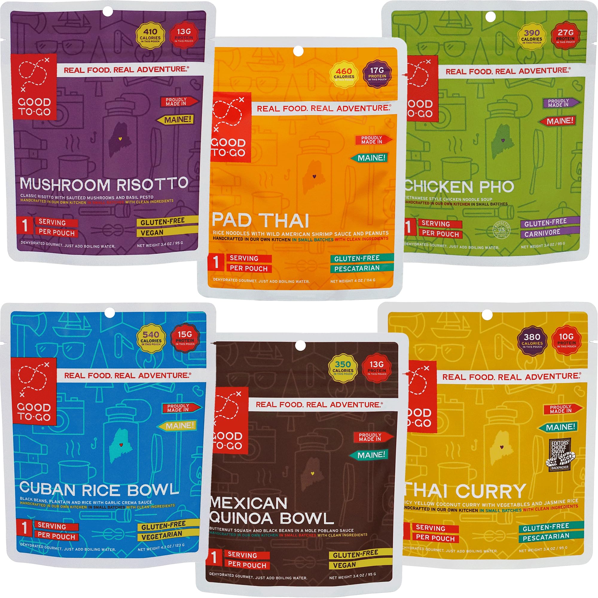 Good To-Go Assorted Adventure Meals