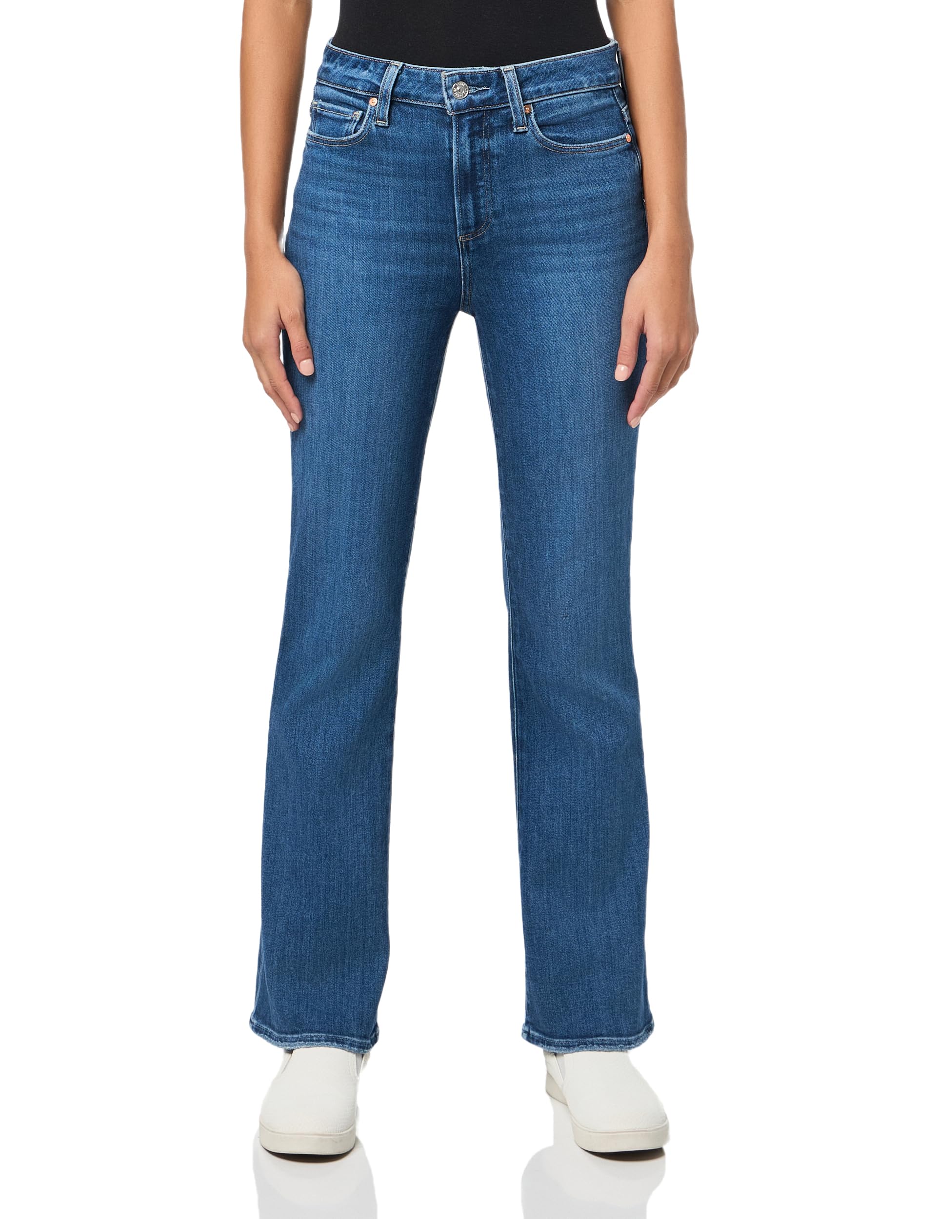 PAIGE Women's High Rise Laurel Canyon Petite Jeans