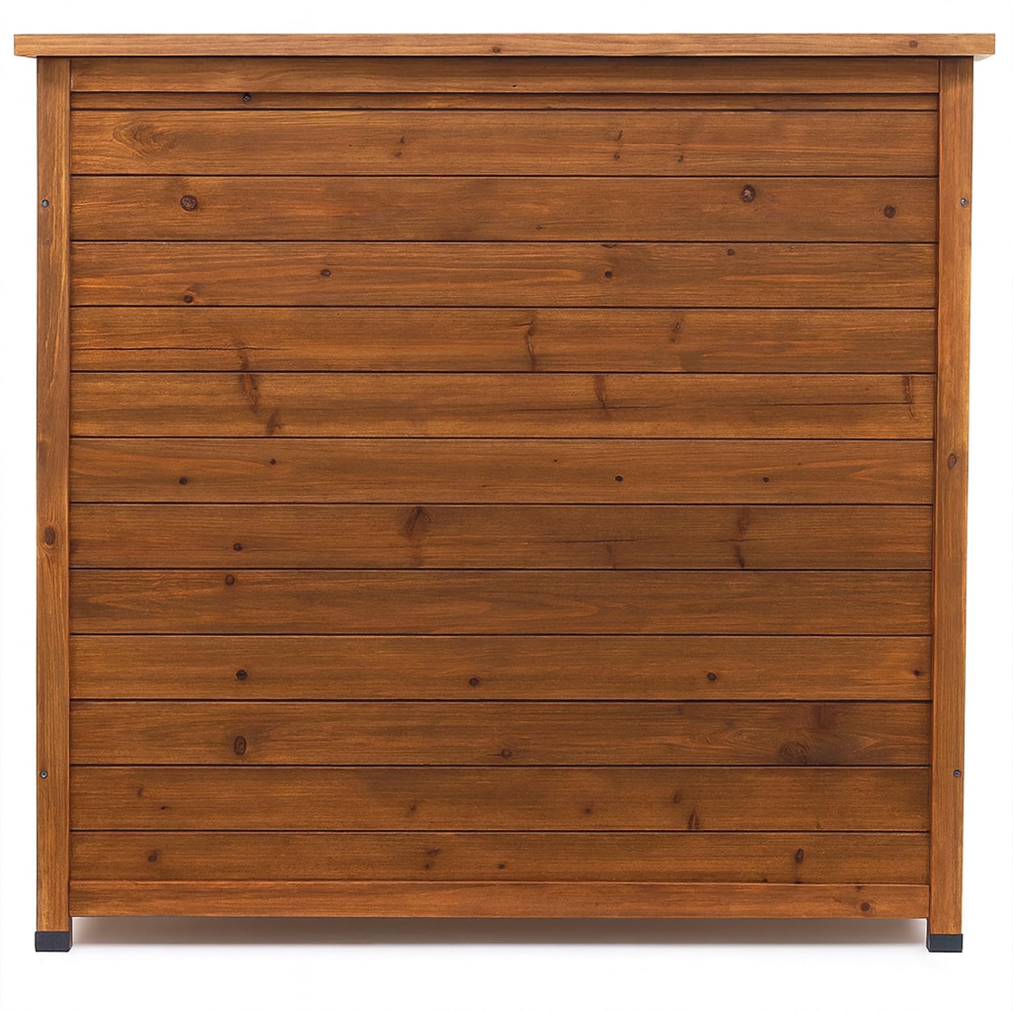 Frankystar Arborea - Armadietto da Giardino 87x96,5x46,5 cm 2 Ante con Tetto Spiovente in Legno di Abete per Attrezzi