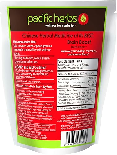 Miniatura 2 de Pacific Herbs Suplemento cerebral natural Extracto de hierbas