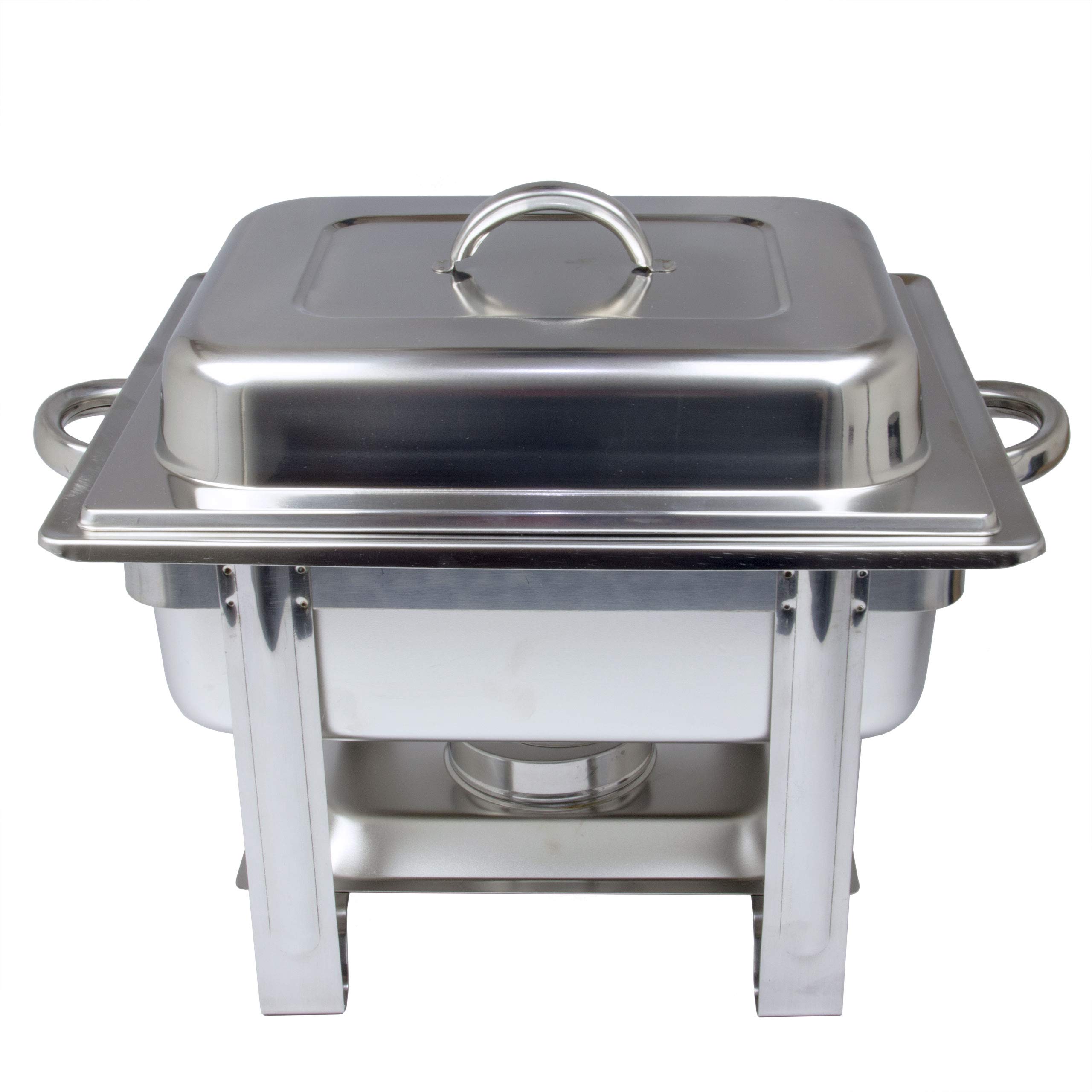 Edelstahl Speisenwärmer 1/2 Warmhaltebehälter Chafing Dish 4,0 Liter