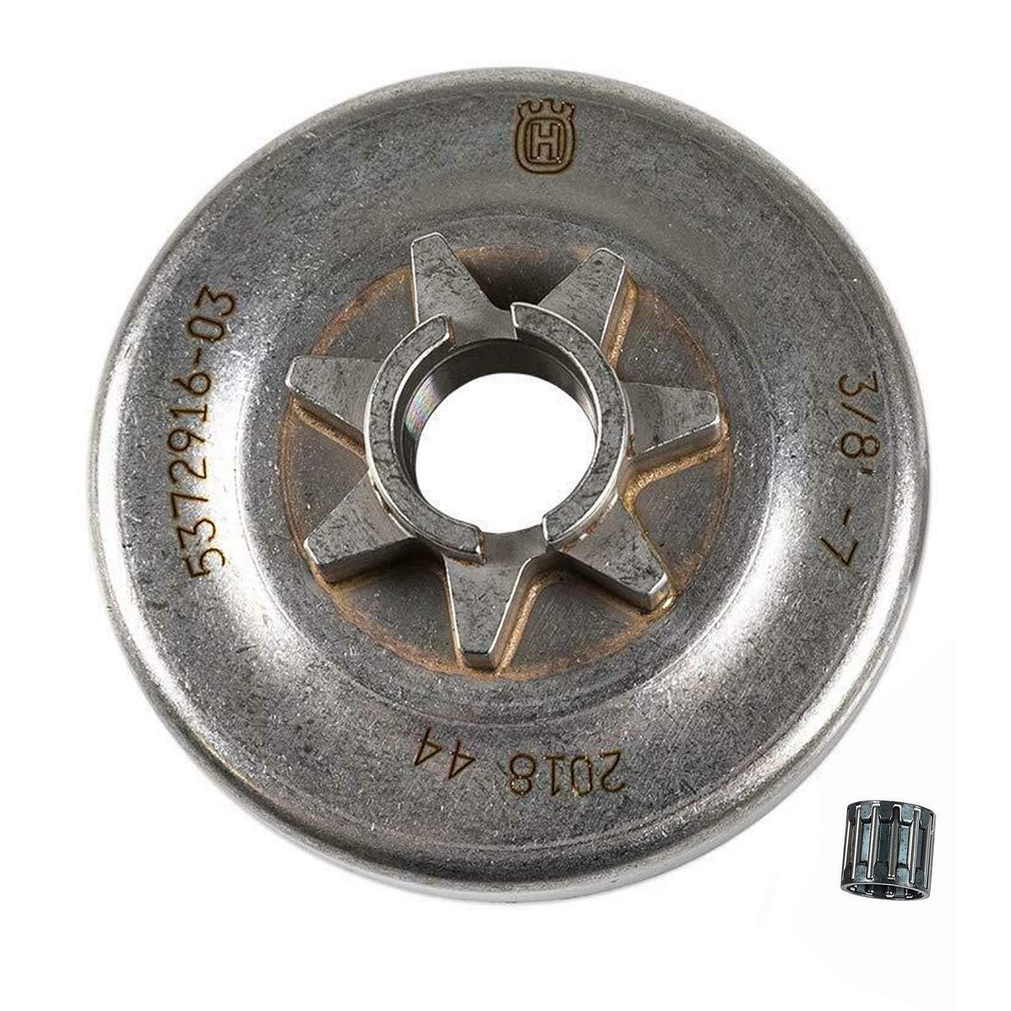 Husqvarna Piñón de montaje de tambor de embrague 455 Rancher 455E Rancher 460 461 motosierras / 537291604, 537291602 / OEM original