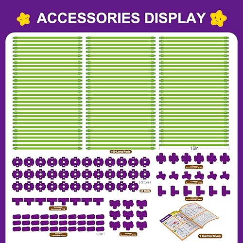 Miniatura 56 de Kit de construcción de fortalezas para niños, juguetes de construcción STEM, regalo educativo para niños y niñas de 3 a 12 años, juego creativo