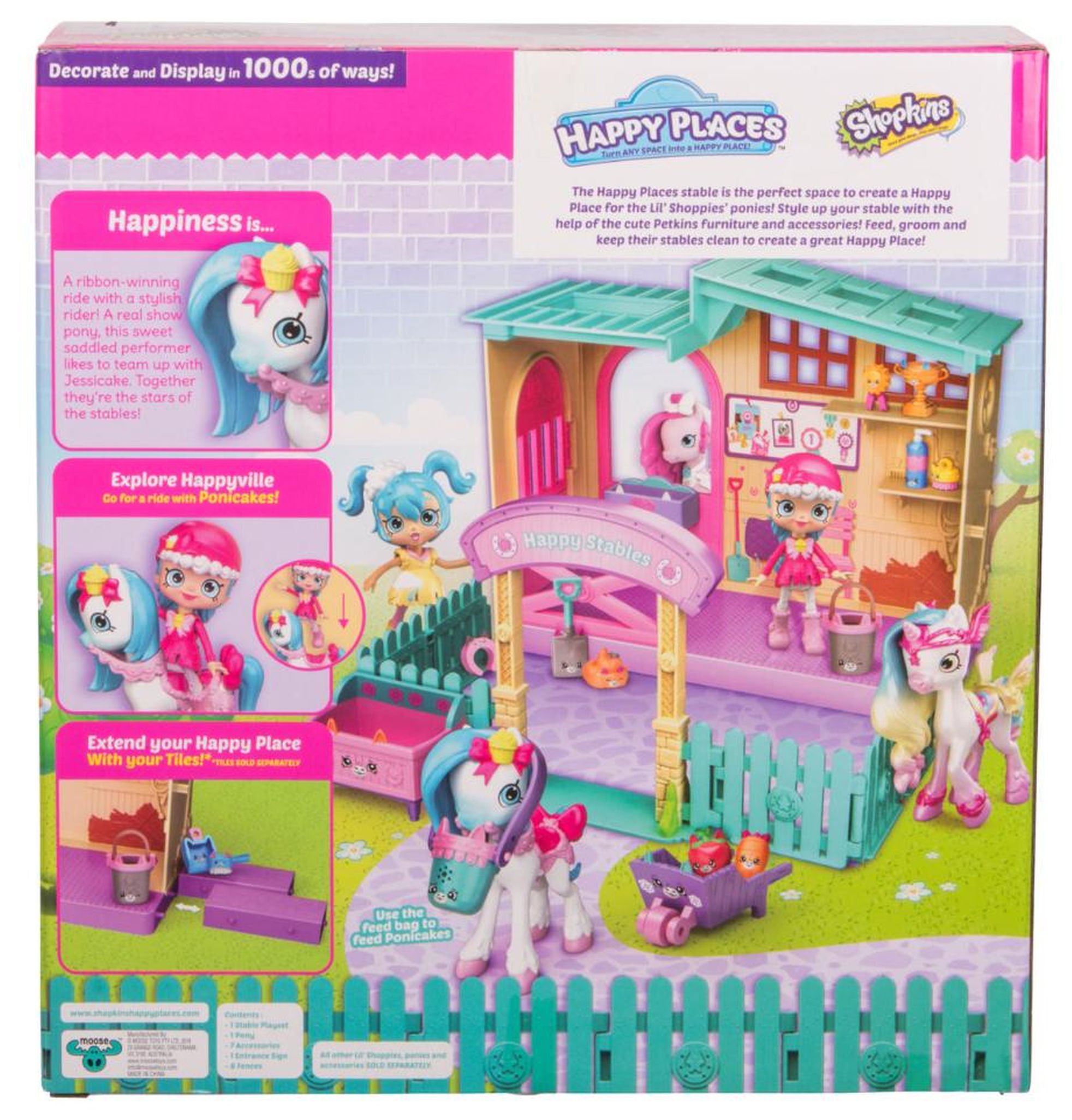 Amazon.co.jp: [ショップキンズ]Shopkins Happy Places Happy Stables 