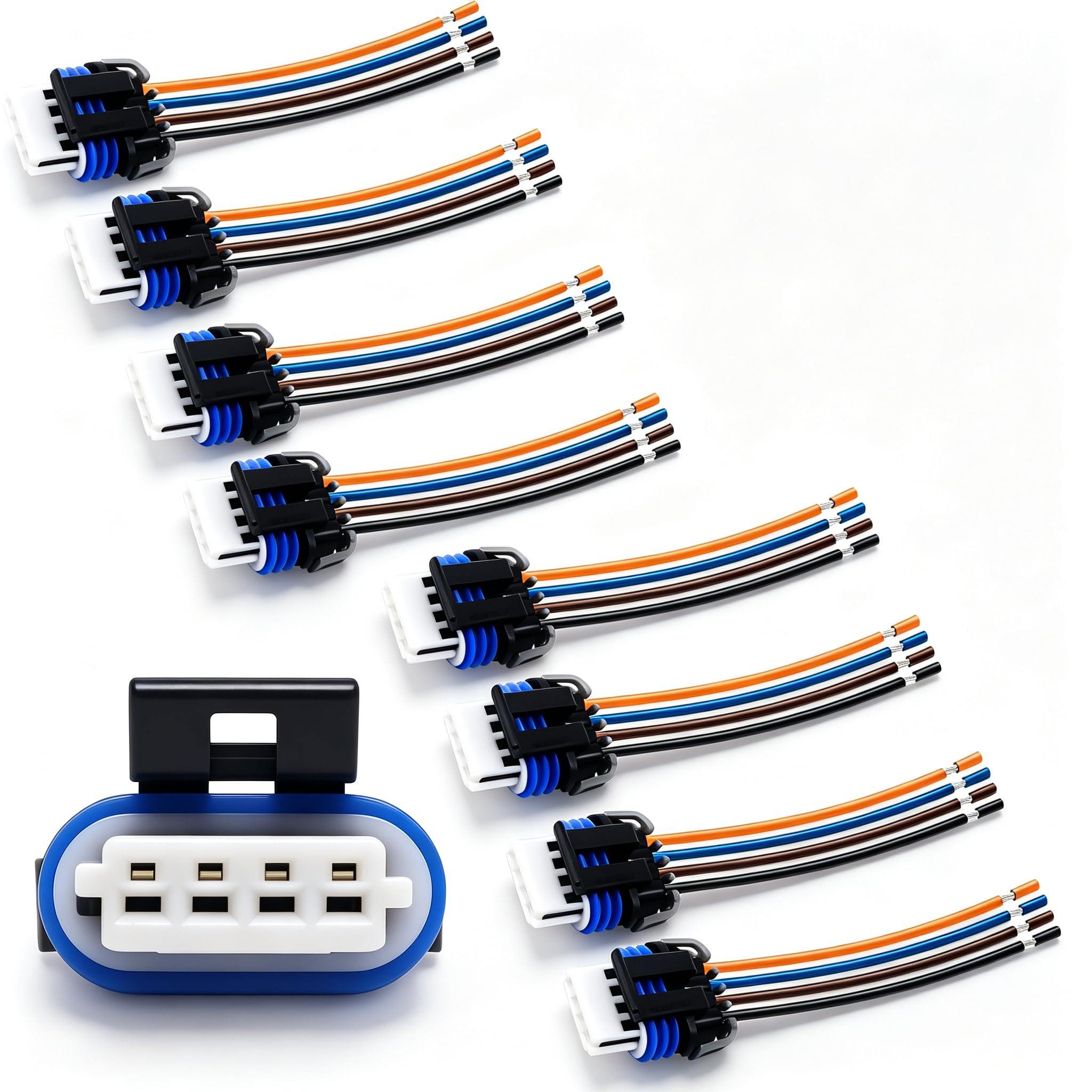 HiSport Set 8 Ignition Coil Connector Wiring Pigtail