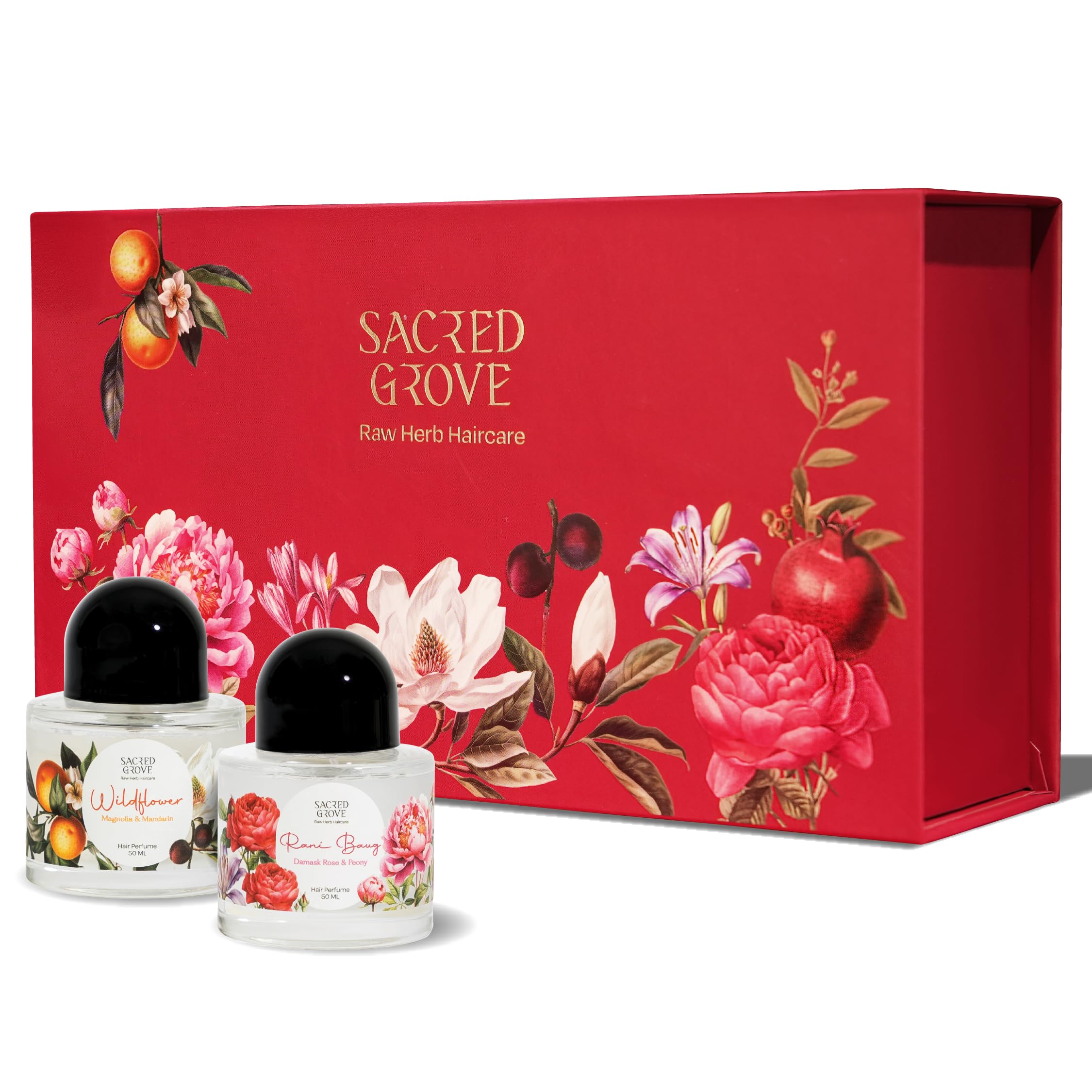 Sacred Grove Hair Perfume Bloom Box | Gift Set Box for Women | Rani Baug & Wild Flower Floral Hydrating Hair Mist | Water Based & Alcohol Free, Unisex Hair Perfume-picture-41