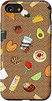 Vista 18 de Funda para iPhone 16 Brown Antojitos Mexican Food Latino Tacos Pan Dulce