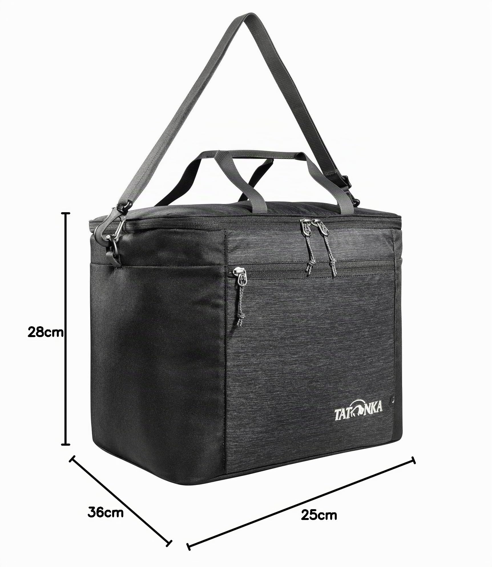 Tatonka Kühltasche Cooler Bag L (25l) - Isolierte Tasche mit Innenfach für Kühlakkus, Handgriffen und abnehmbarem Schultergurt - 37 x 27 x 30 cm