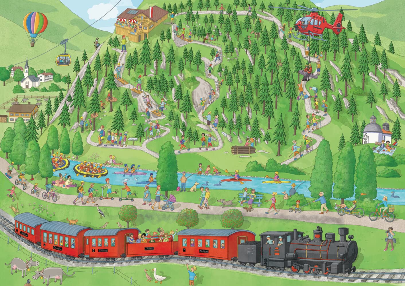 Unser MAYRHOFEN IM ZILLERTAL Wimmelbuch