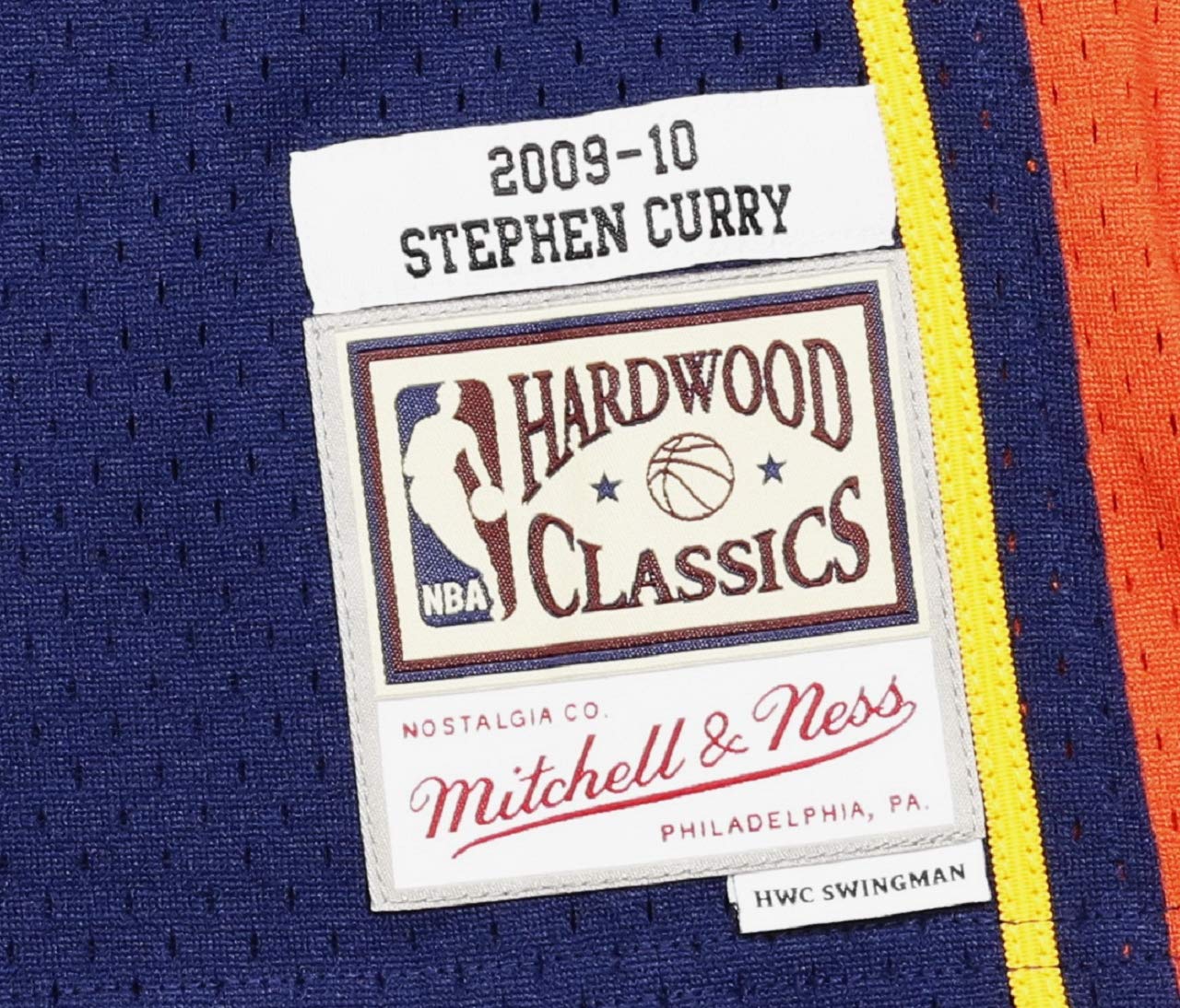 Mitchell & Ness Golden Satte Warriros Stephen Curry Canotta