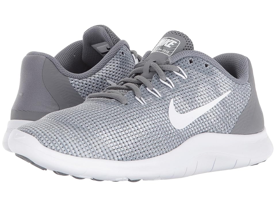 

Nike Kids Flex Run 2018 (Big Kid) (Cool Grey/White) Boys Shoes