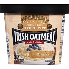 McCanns Irish Oatmeal Instant Oatmeal Cup Original 1 4 Ounce Pack of 12