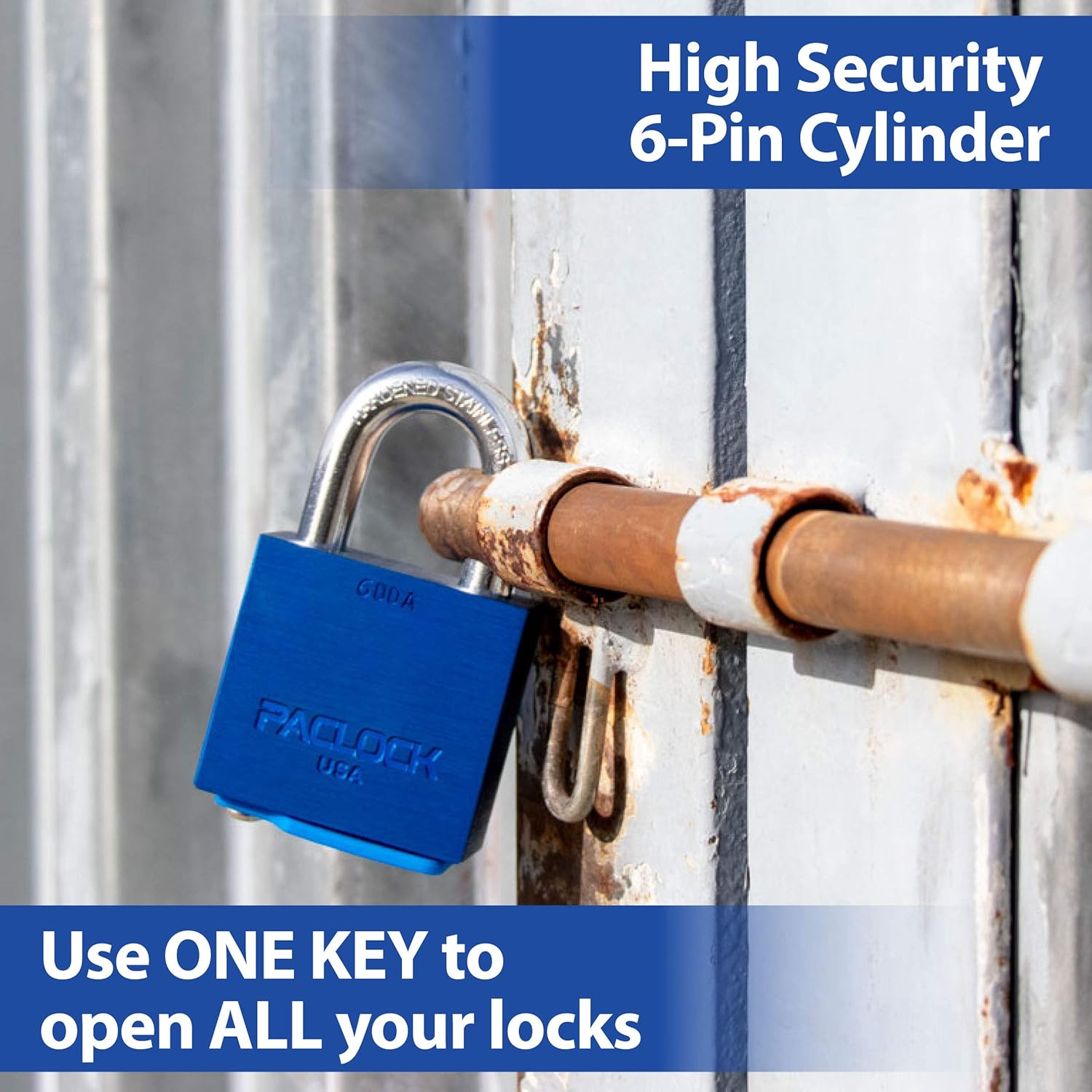 PACLOCK's Buy America Act 準拠 600Aシリーズ 高セキュリティ6ピン KA