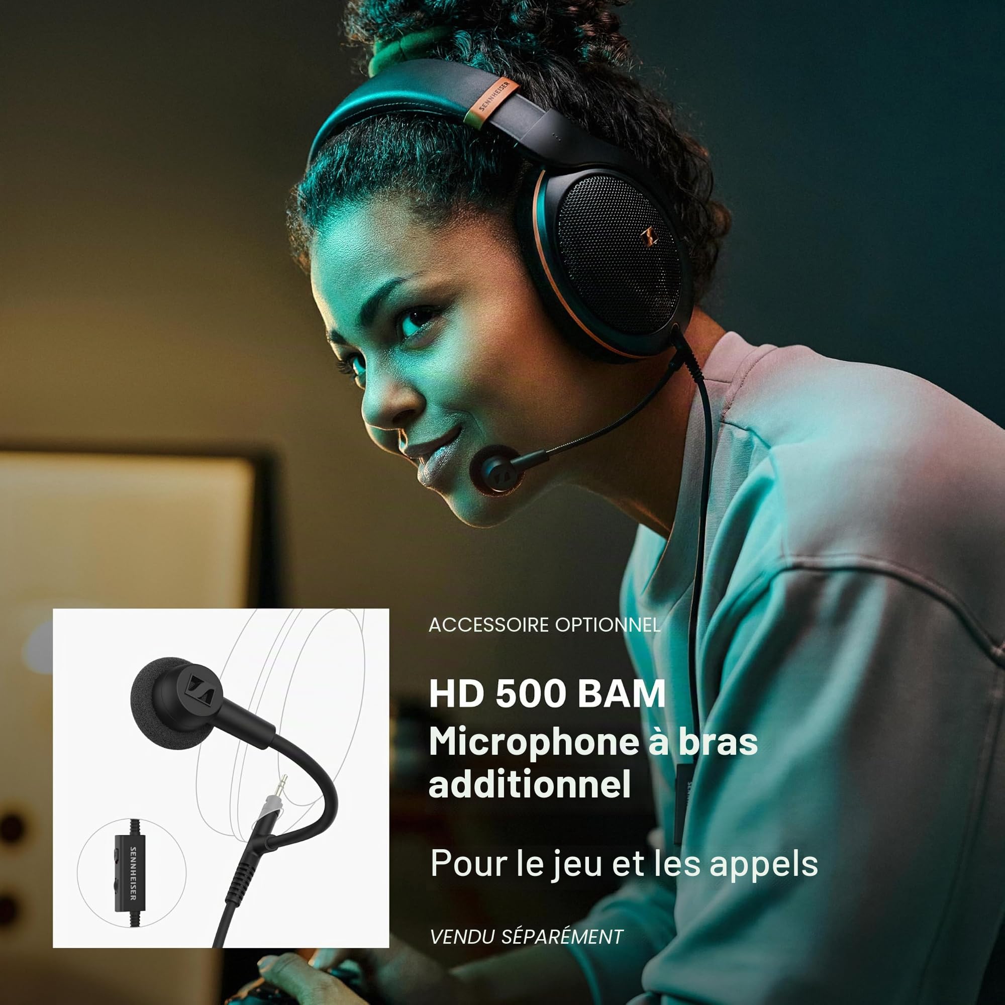 Sennheiser HD 599 Édition spéciale, Casque Oreille Circum-Ariculaire Ouvert, Casque a Arceau, Noir [Exclusif Amazon]
