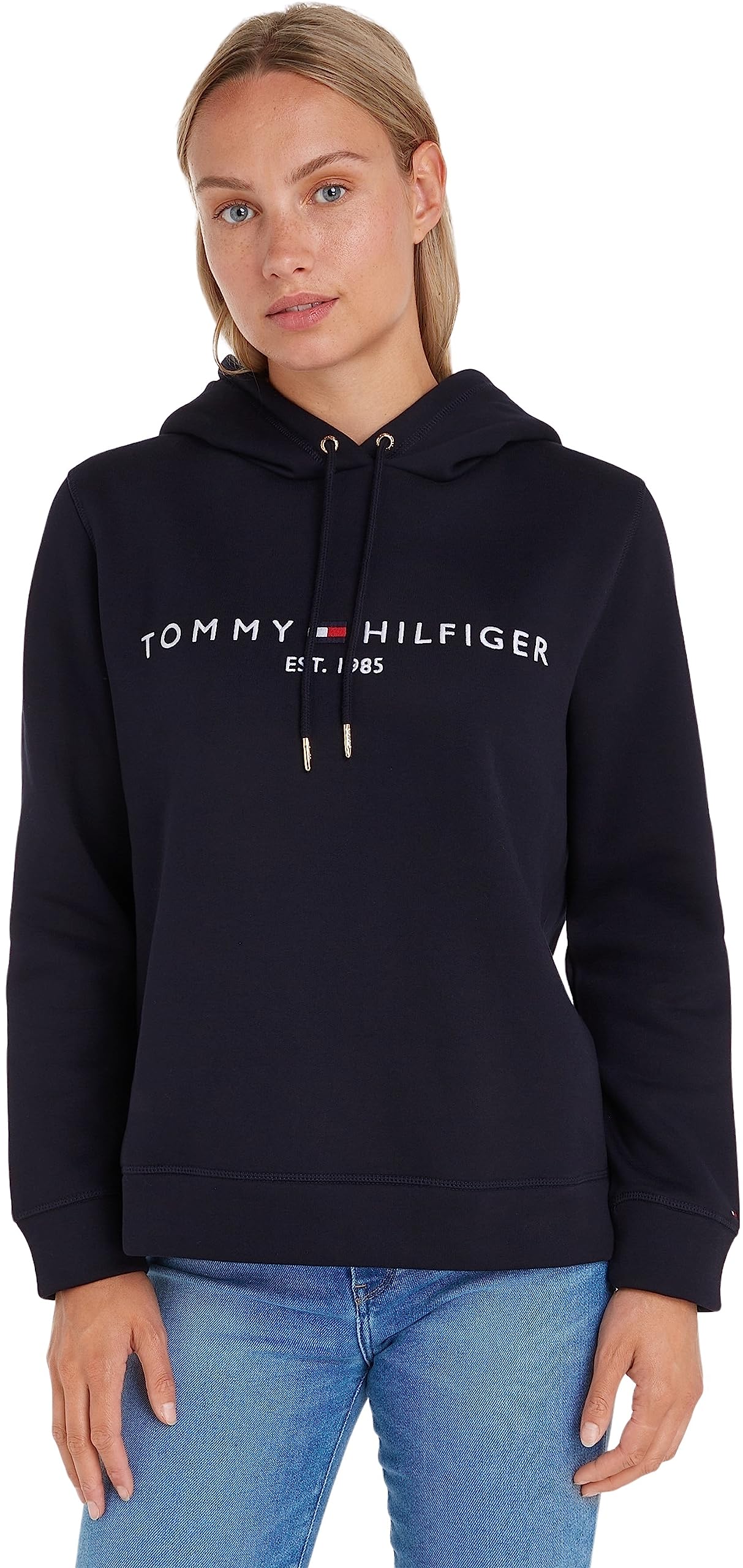 Tommy Hilfiger Damen Hoodie Heritage mit Kapuze