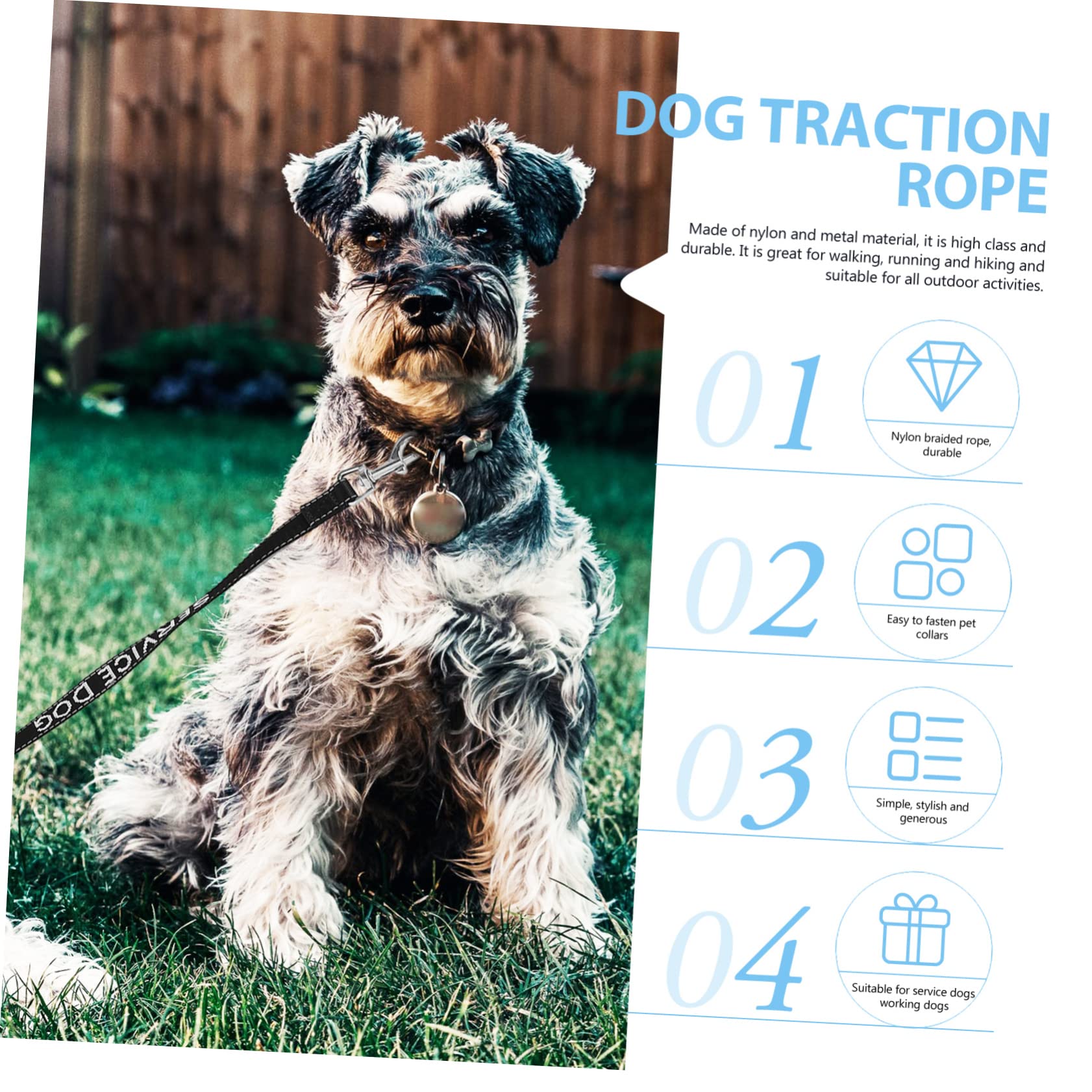 BESPORTBLE 5piezas Correa De Perro Portable Arnés Multi-Funcional Ligero Suministros para Cachorros para Paseos Al Aire
