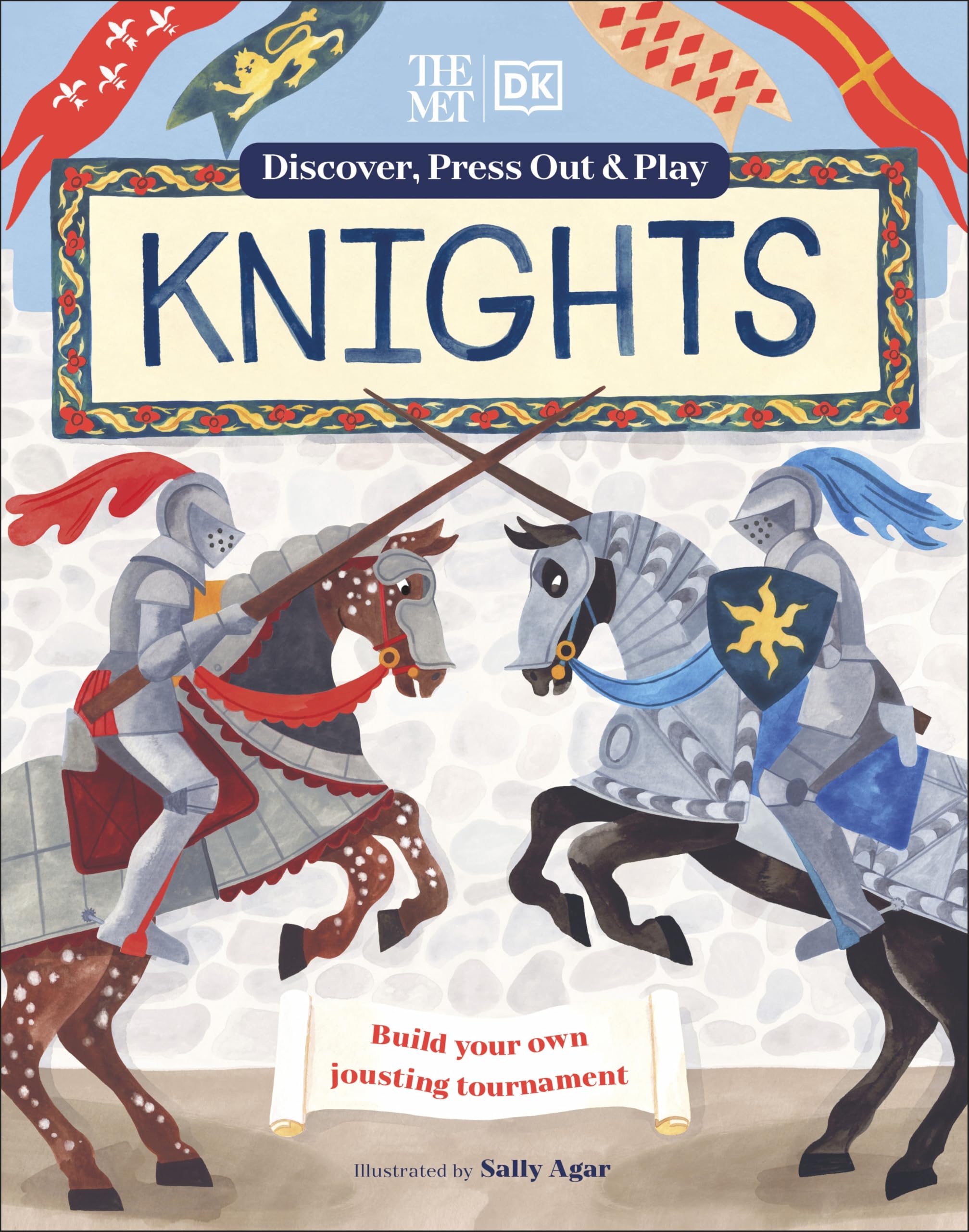 The Met Knights Discover, Press Out & Play (DK The Met)