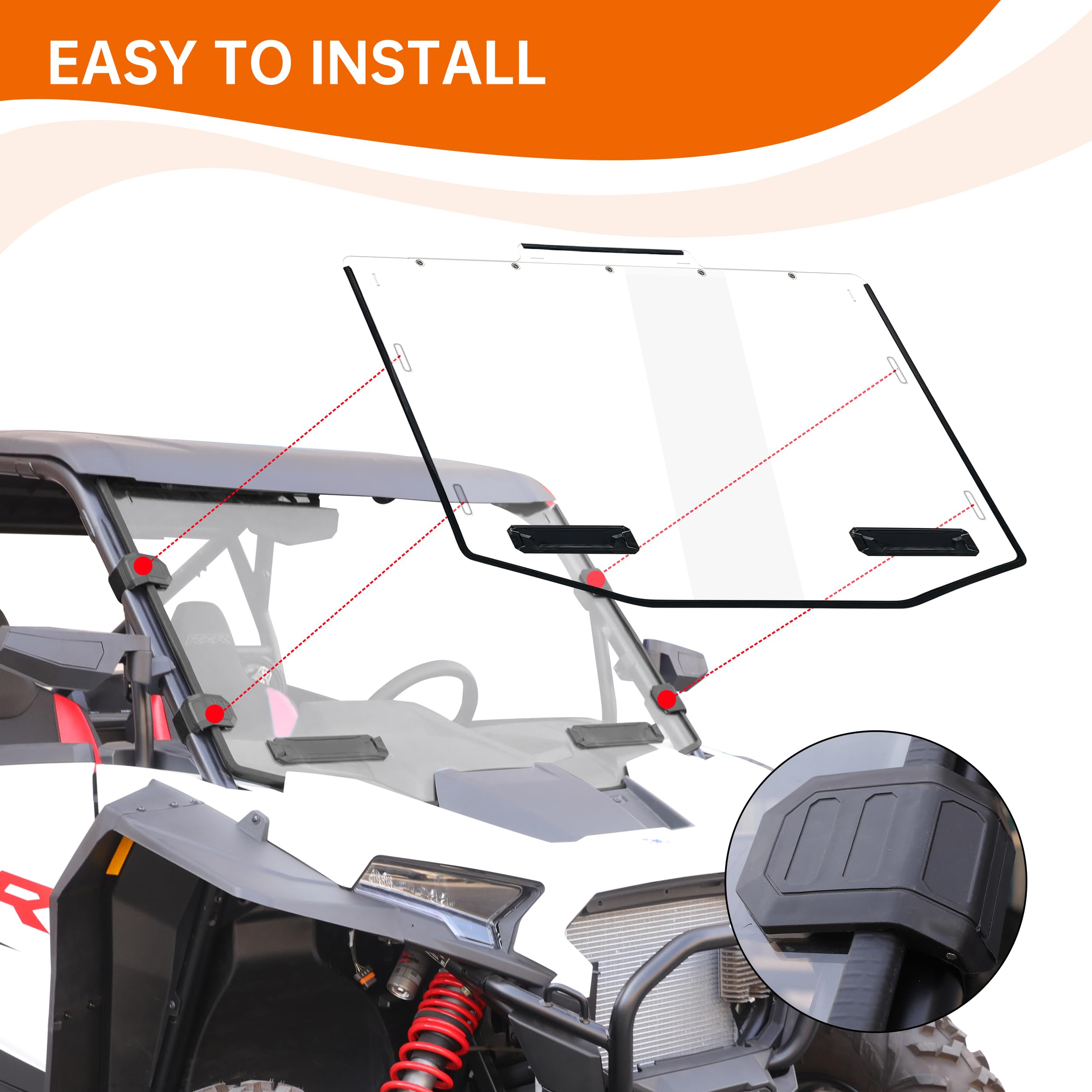 Factory Effex Graphic Kit For Honda TRX450R ATV (2004-2018) - 1 Pack, Tank & Shroud Decals