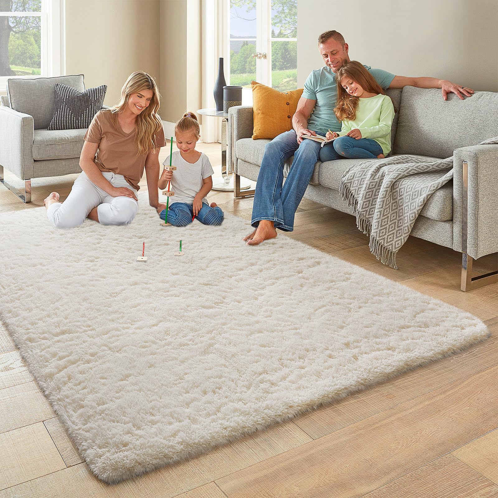 Amazon.com: Ophanie 6x9 Area Rugs,Upgrade Non-Slip Fluffy Soft