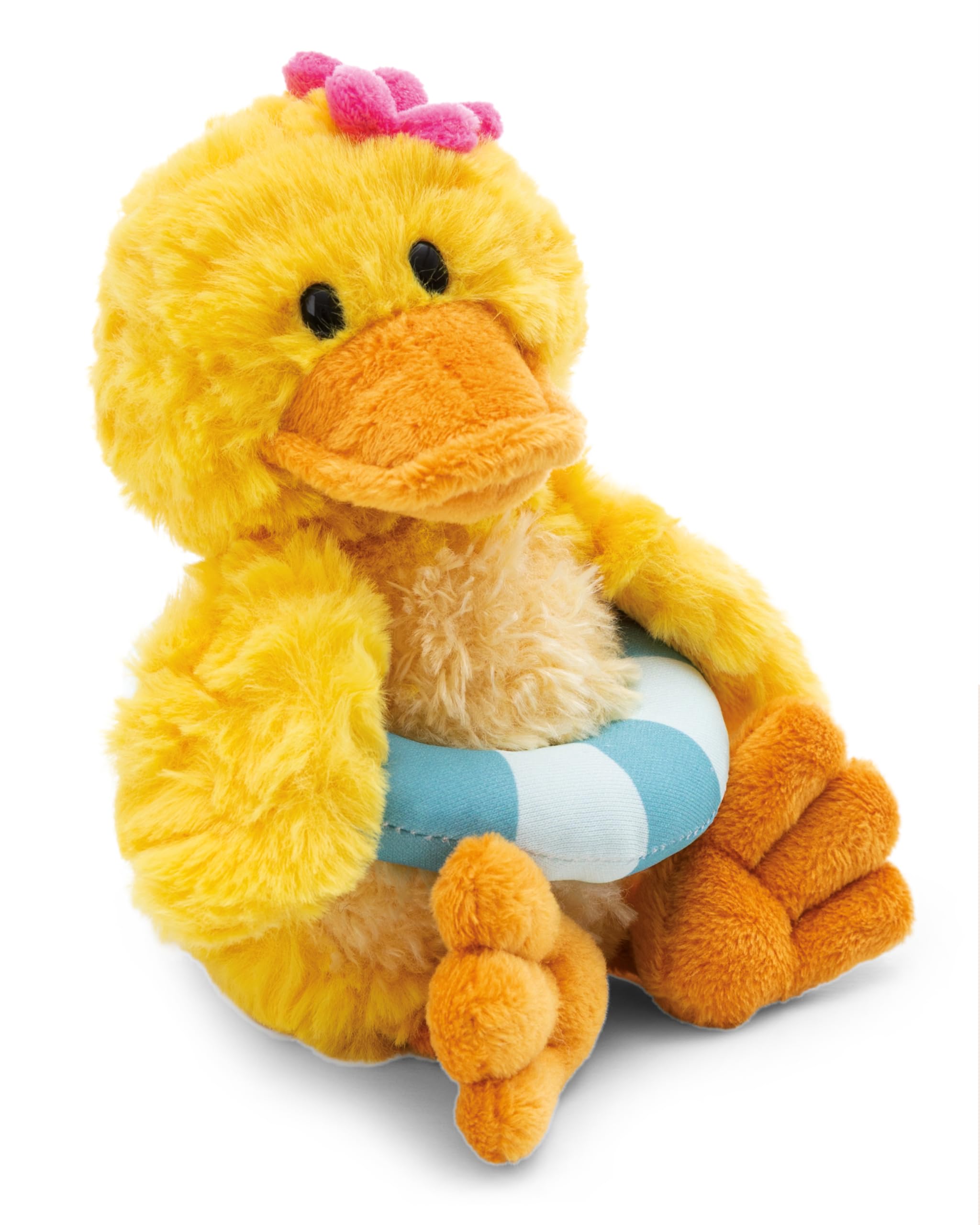 NICI Pooline Morbida paperella di peluche, per coccole e giochi, per bambini e adulti, fantastica idea regalo, 18 cm, giallo - 62893 - 5