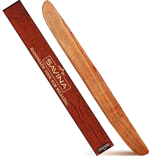 SAVINA Wooden Shed Stick for Loom, Pick Up Stick &