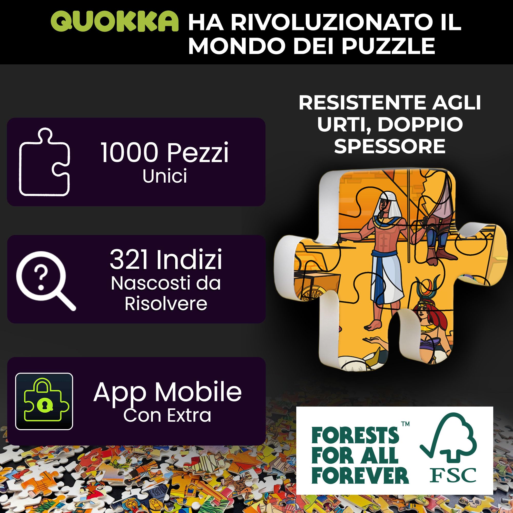 Puzzle da 1000 pezzi per adulti – Puzzle per adulti da 1000 pezzi