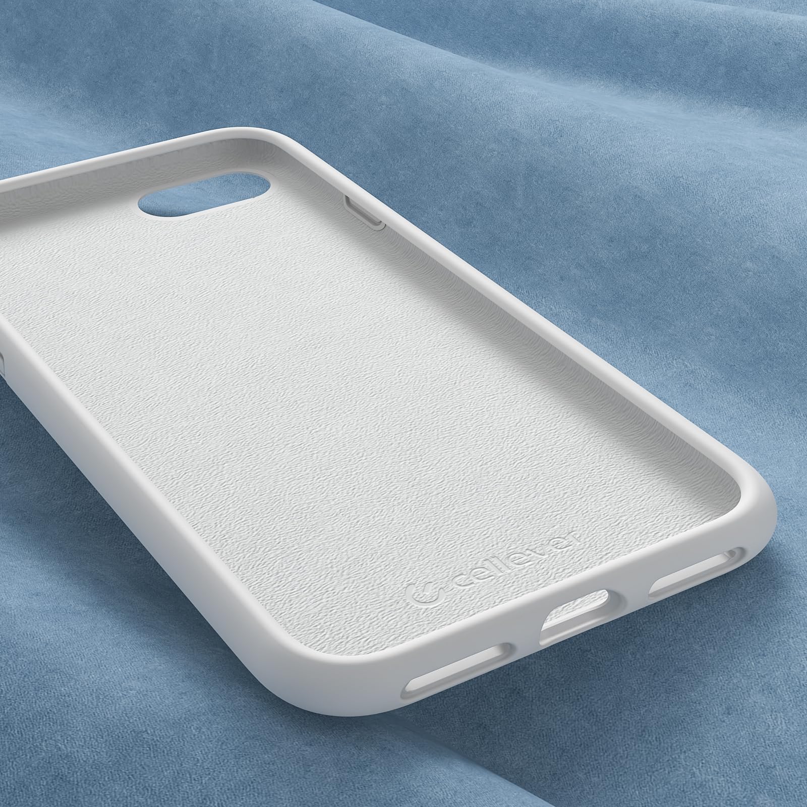CellEver Funda de silicona ultra duradera para iPhone SE 2022/2020, iPhone 7/8, protección contra caídas de grado militar, 3 capas, ajuste delgado, funda ligera a prueba de golpes, forro de microfibra