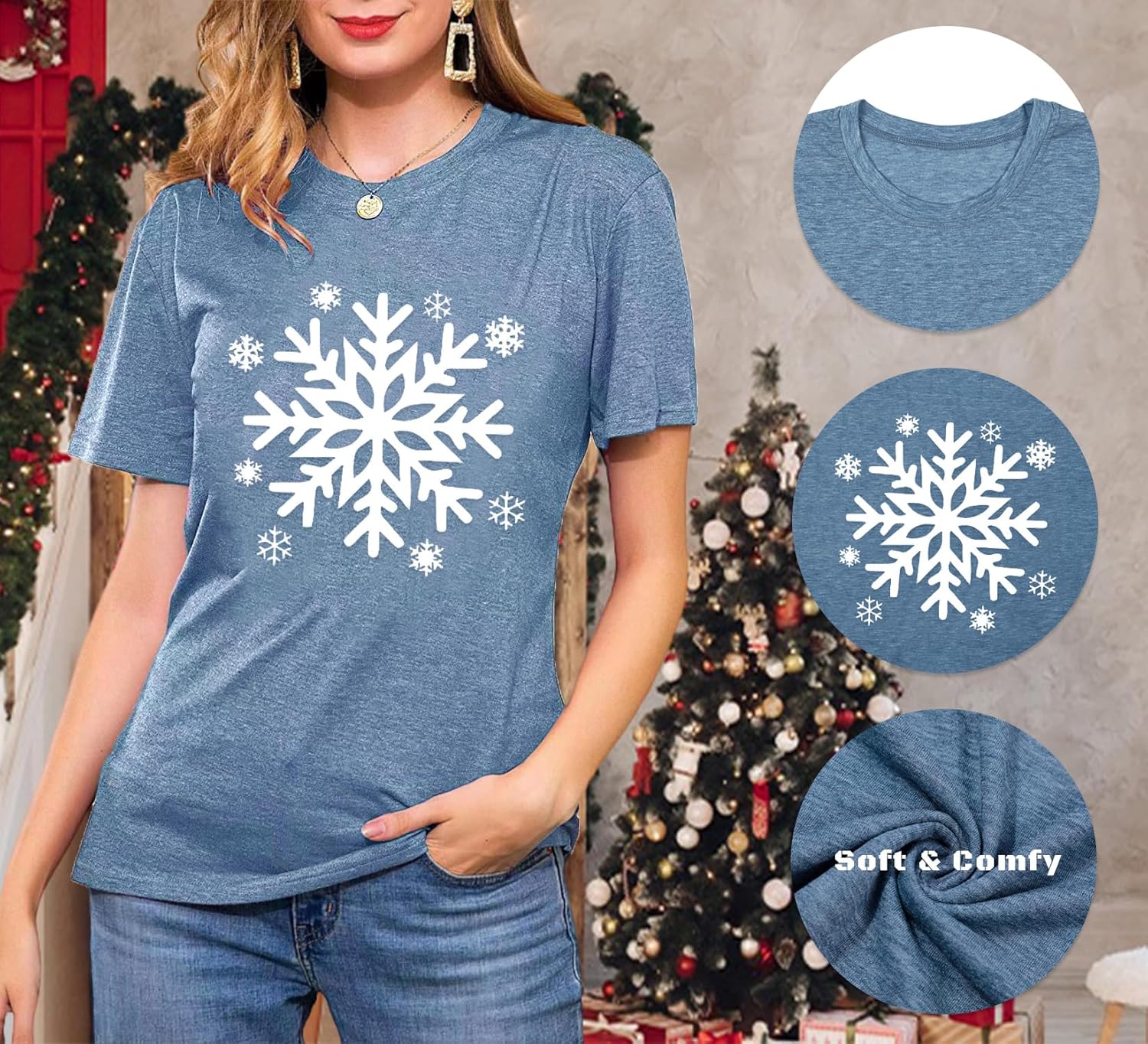 Kindness Shirt for Women Summer Casual Short Sleeve Inspirational Tee Tops - Image 4