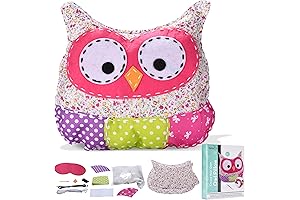Amazaque Owl Stuffed Pillow: Squishy Huggable Owl Plush for Kids and Adults