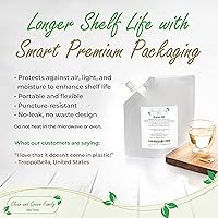 Vista 2 de Clean and Green Family Global Solutions Aceite de argán puro (15 onzas) Aceite de coco puro refinado (15 onzas) Paquete de manteca de karité pura