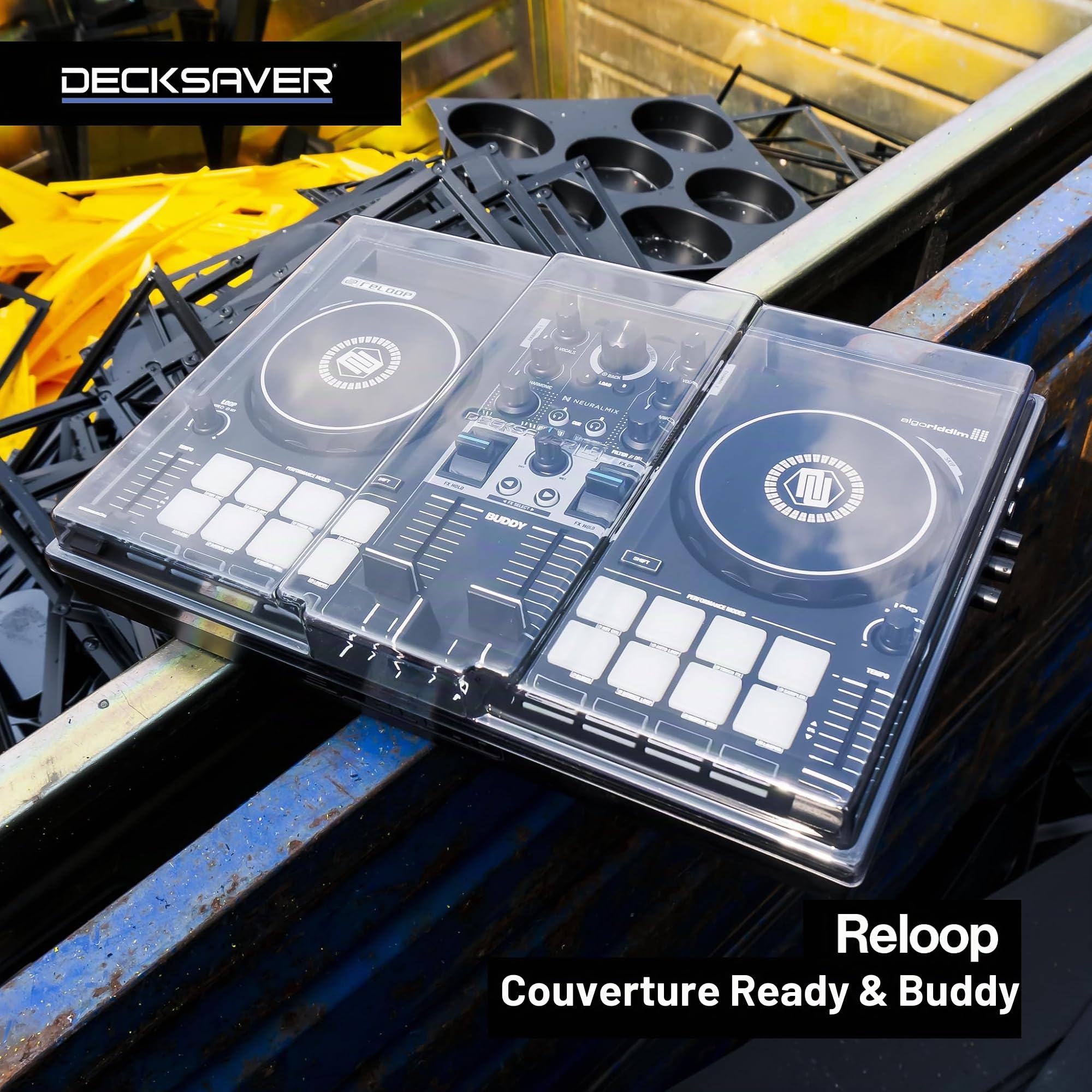 Decksaver Cover for DJ Equipment, Compatible with Reloop Ready/Buddy
