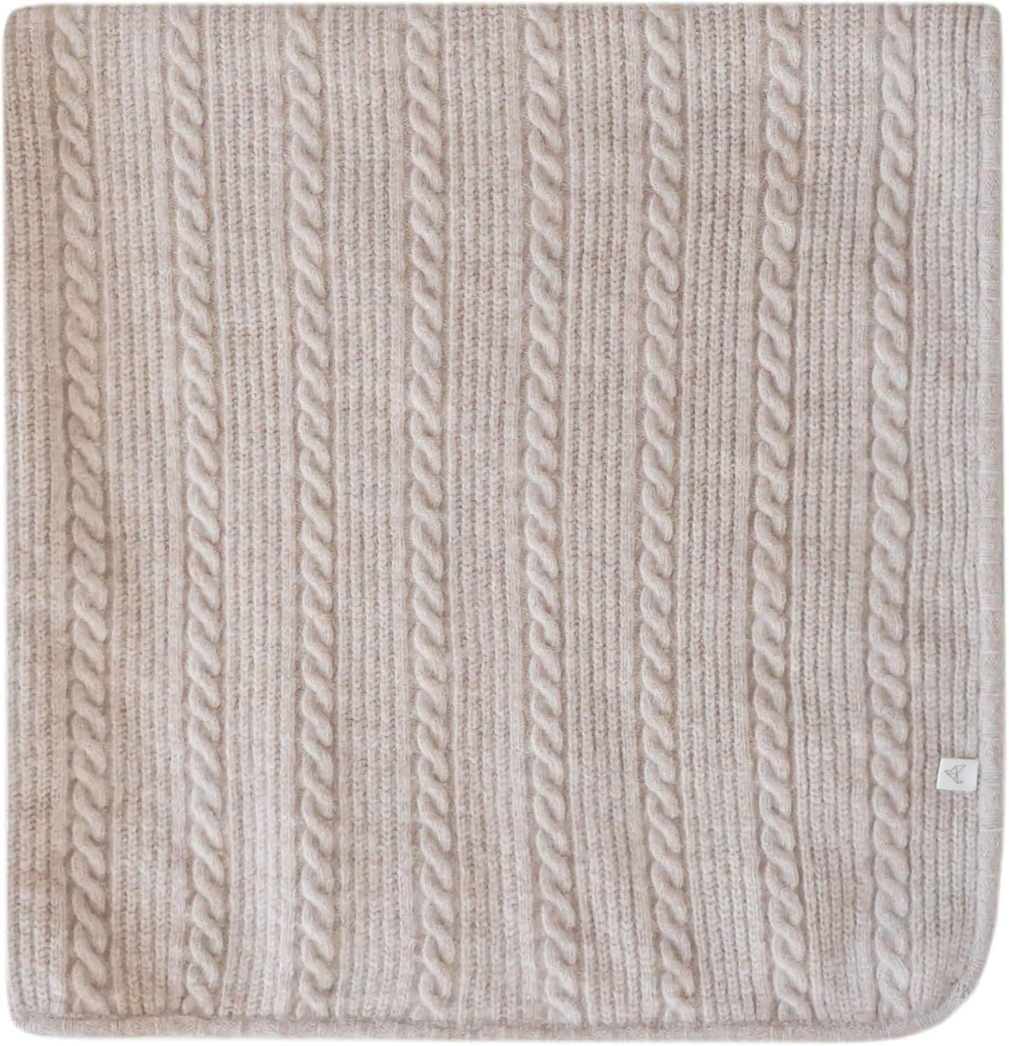 Copper Pearl Sweater: Super-Soft, Stretchy 36″x36″ Chunky Knit Blanket, Perfect Knitted Baby Blanket for Newborns, Neutral, Cozy, Heirloom Quality – Oatmeal Copper Pearl Sweater: Super-Soft, Stretchy 36″x36″ Chunky Knit Blanket, Perfect Knitted Baby Blanket for Newborns, Neutral, Cozy, Heirloom Quality – Oatmeal