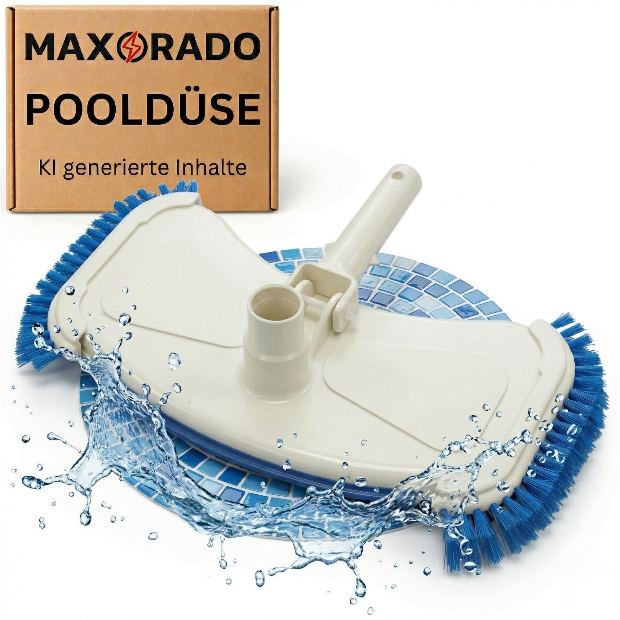 Premium Poolsauger Düse Bodendüse Bodensauger Pooldüse I Reinigung Zubehör Pools Schwimmbecken I Pool Sauger Bodenbürste Bürste kompatibel mit Intex kompatibel mit Bestway