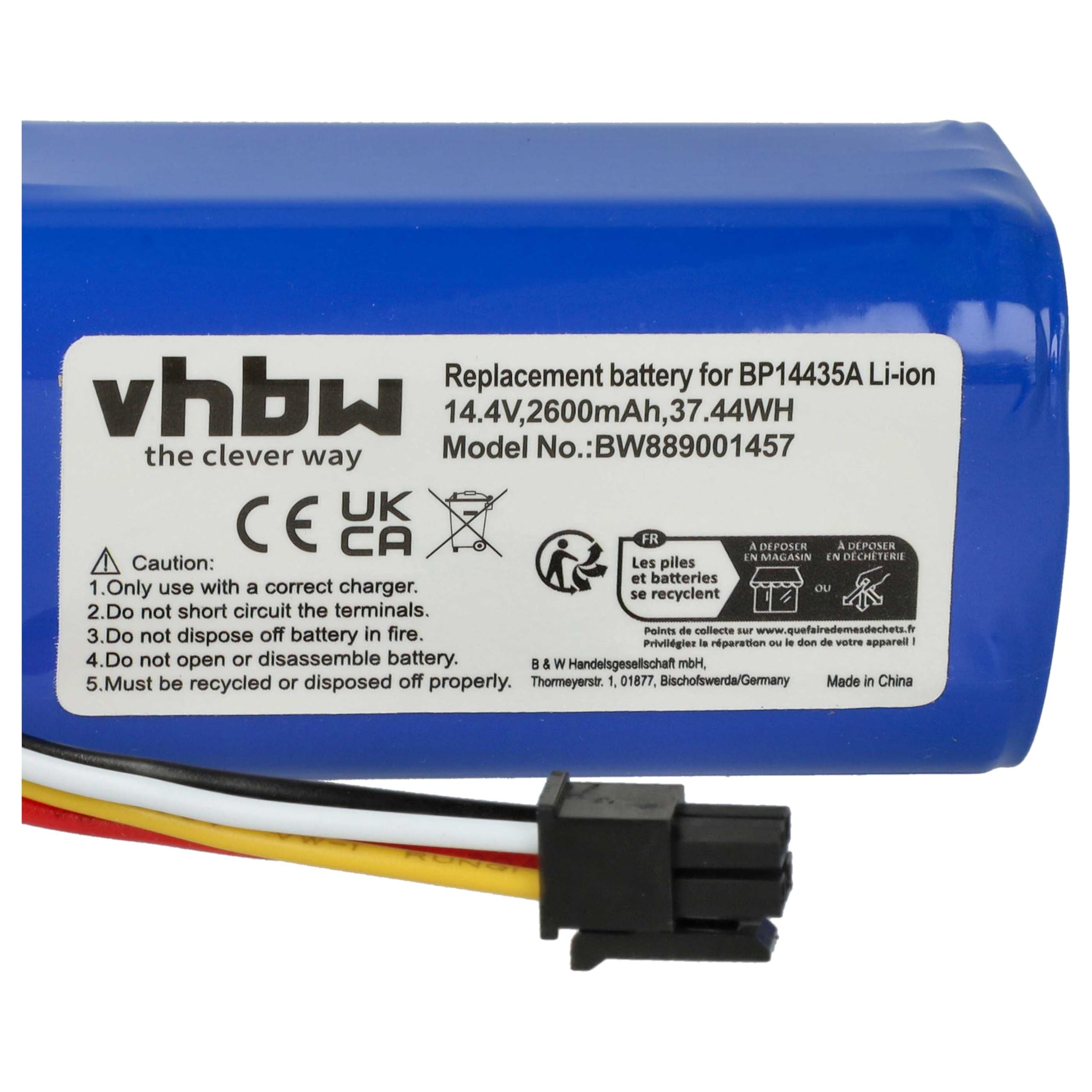 vhbw Batería reemplaza Eureka/Midea BP14435A