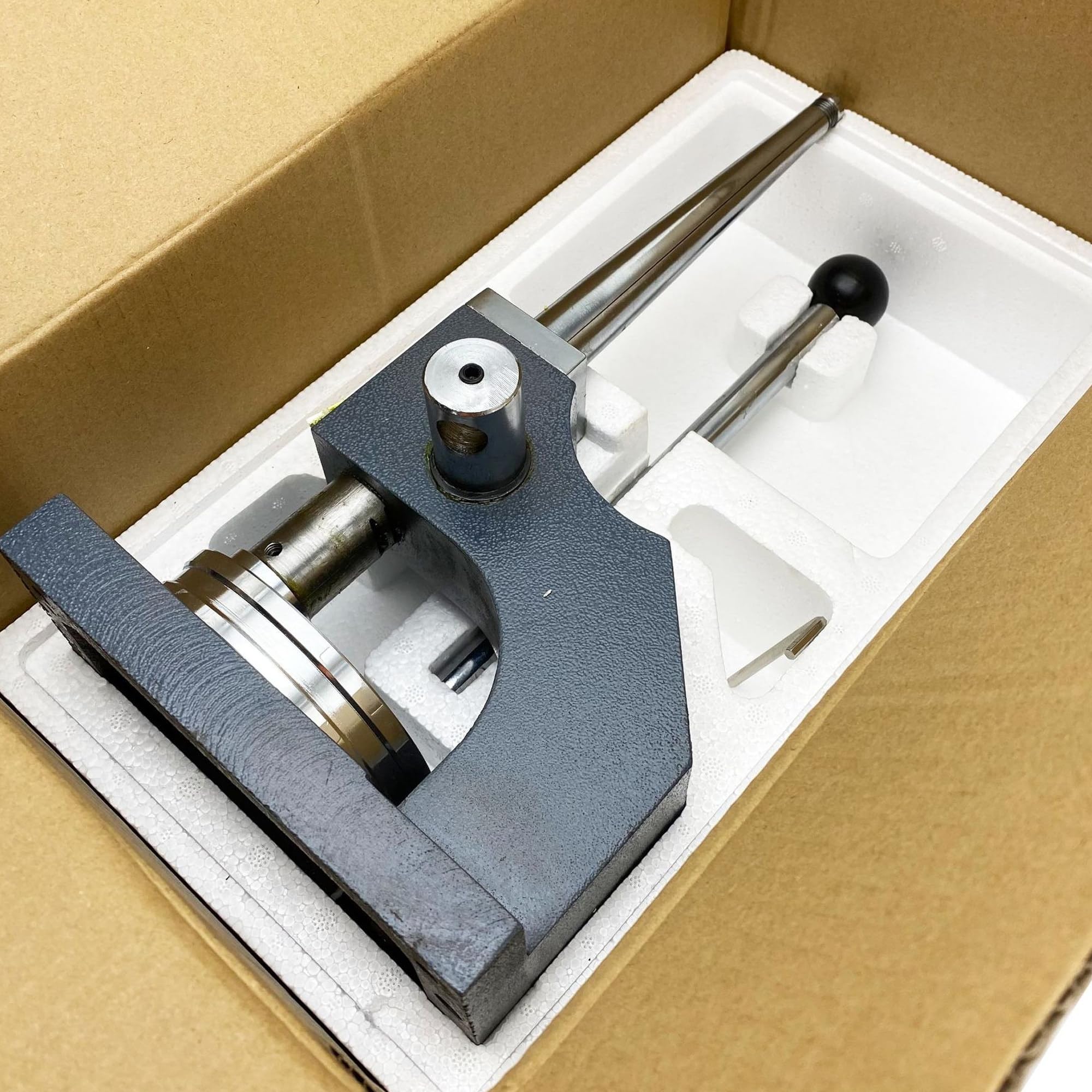 Herramienta profesional reductora y reductora de anillos, varilla única ajustable, tamaño para hacer joyas, reductor de tamaño con base pesada